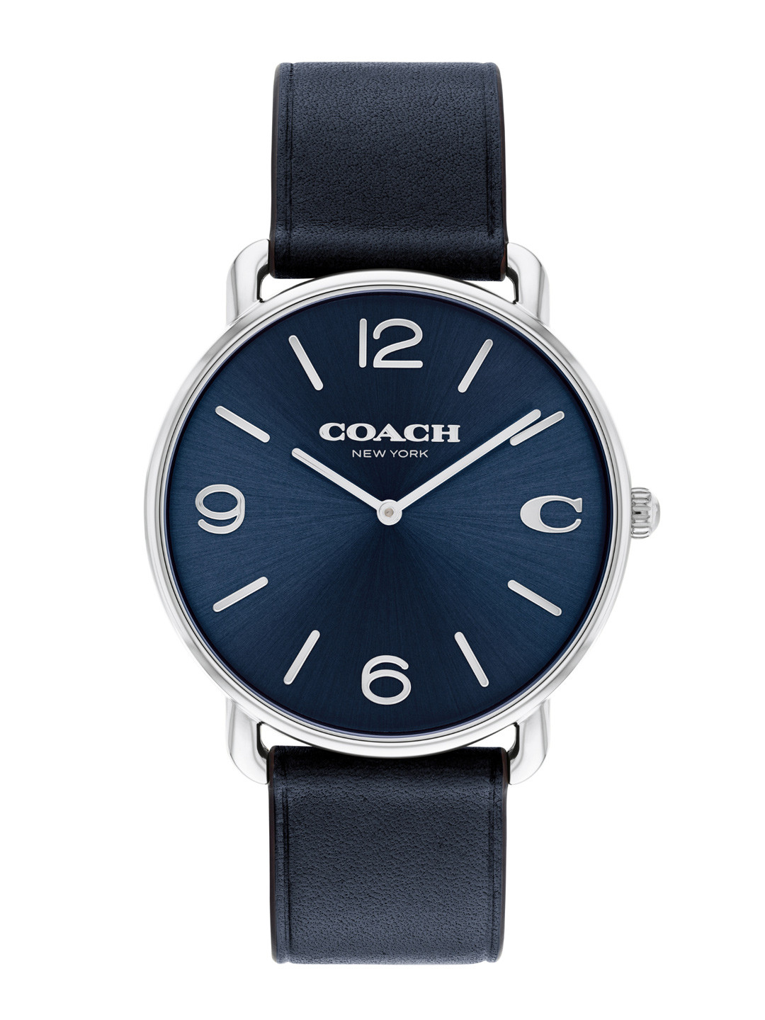 Coach Men Elliot Dial & Leather Straps Analogue Watch 14602649