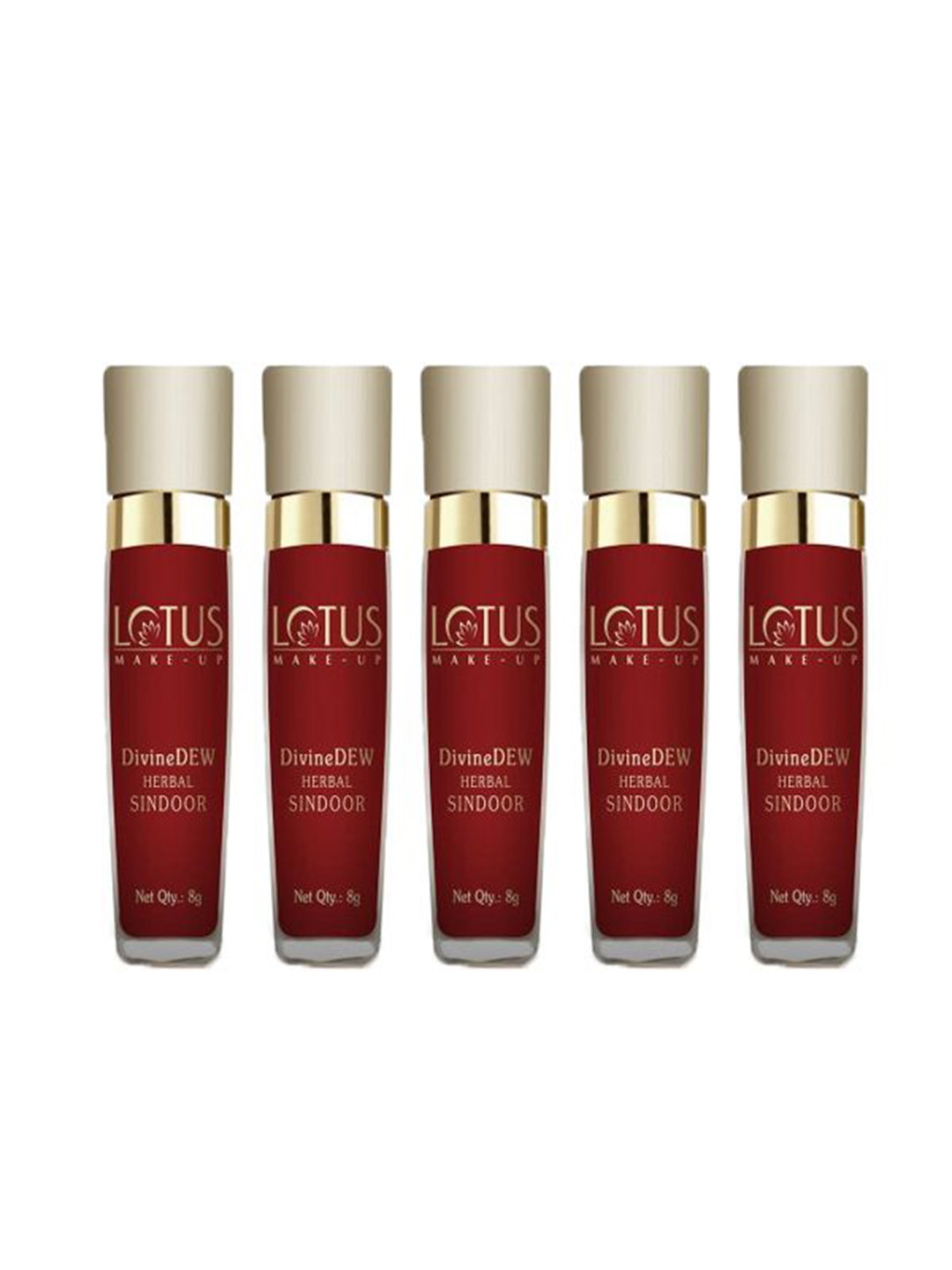 LOTUS Make-up Set Of 5 Divine Dew Water & Smudge Resistant Sindoor - 8g - Rosy Blush-20