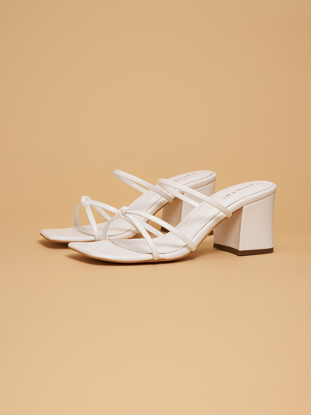 ERIDANI Vivica Wide Strappy Heels