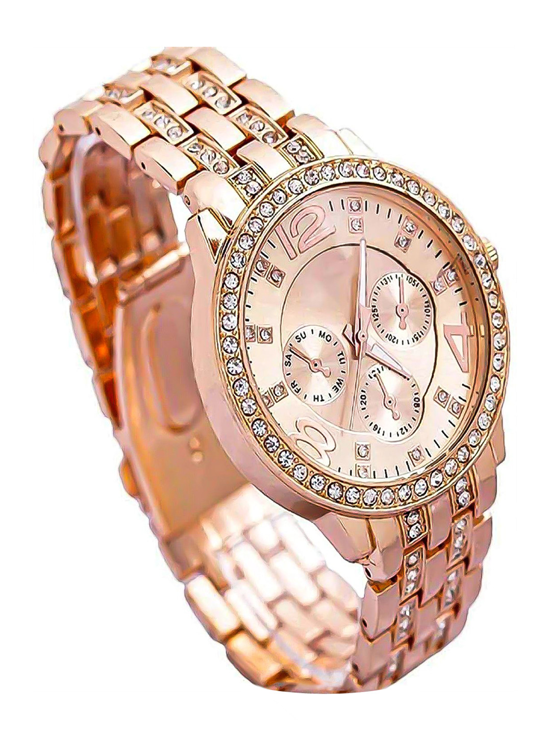 Krelin Women Dial & Stainless Steel Straps Analogue Automatic Watch Watch-D5-RG02