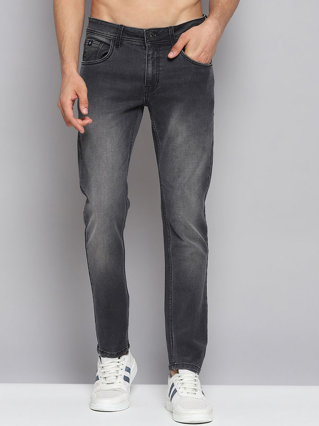 Cloak & Decker by Monte Carlo Men Skinny Fit Heavy Fade Jeans