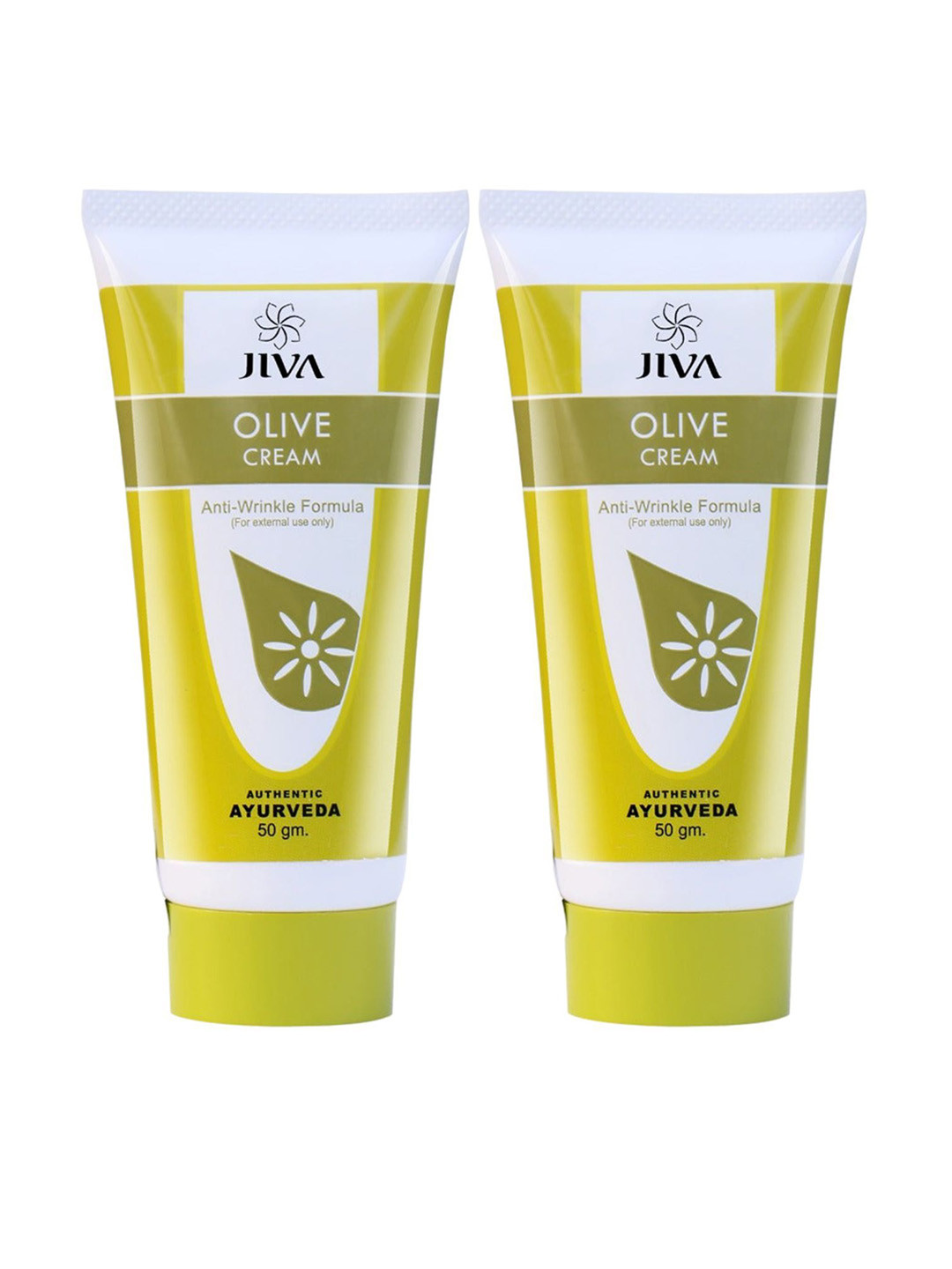 Jiva Set Of 2 Anti-Wrinkle Formula Olive Cream - 50g Each