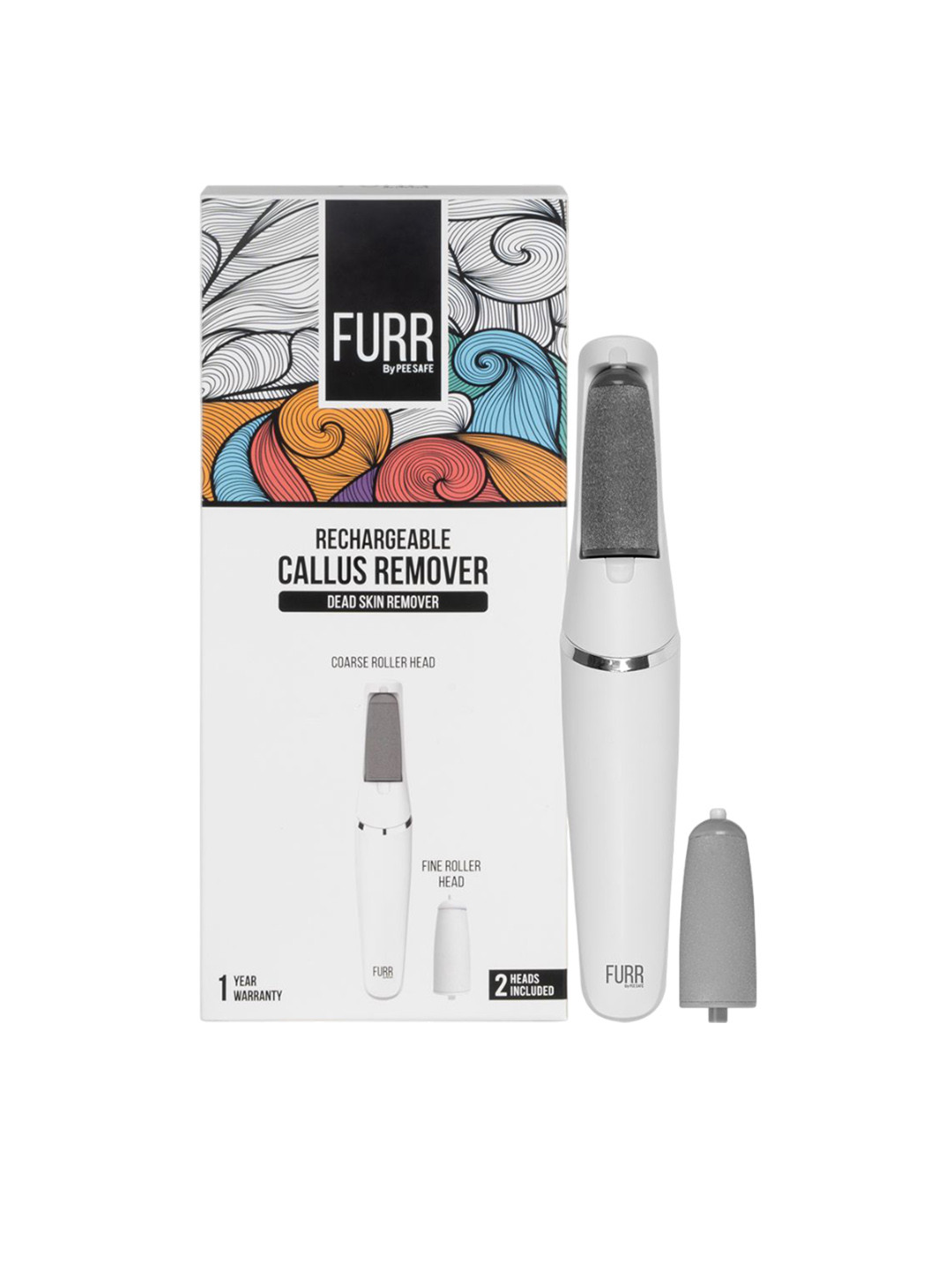 FURR Rechargeable Callus Dead Skin Remover Foot Scrubber