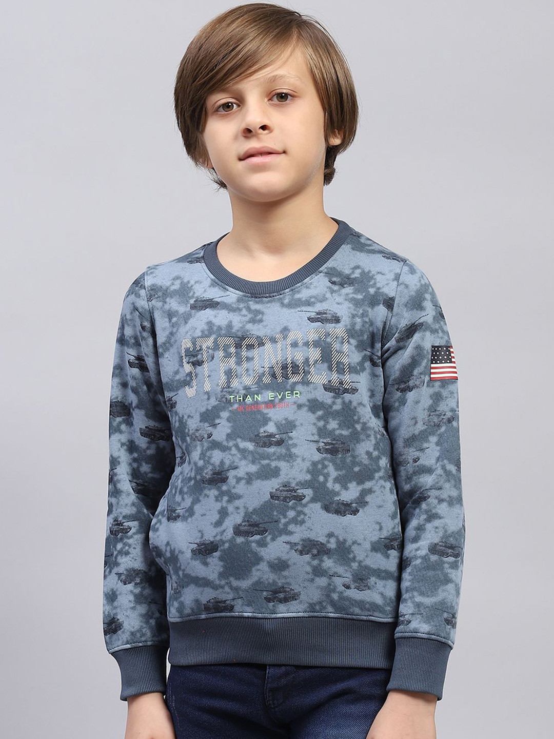 Monte Carlo Boys Conversationa Printed Sweatshirt