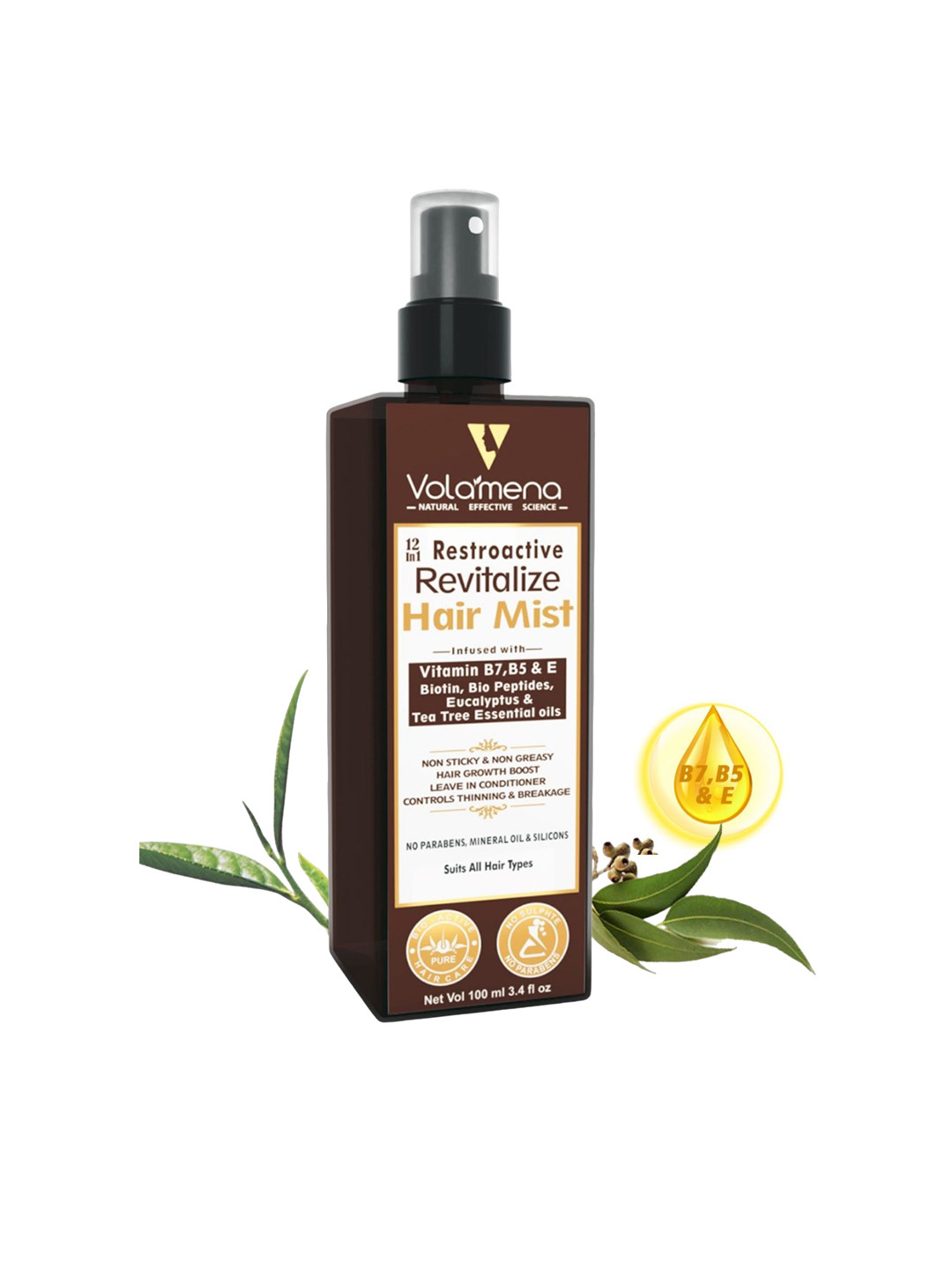 Volamena 12 In1 Retroactive Revitalize Hair Mist- 100ml