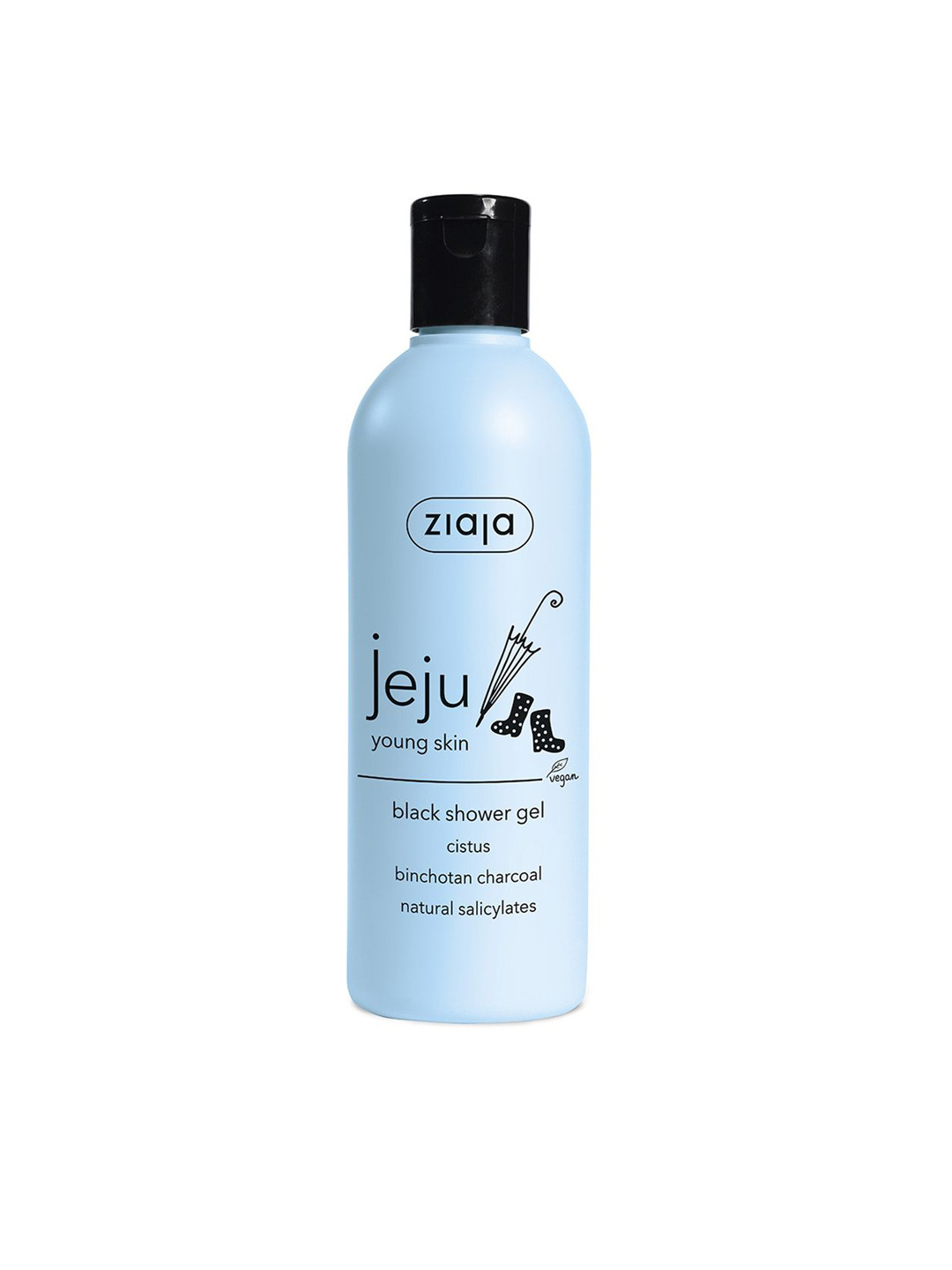 Ziaja Jeju Black Shower Gel For Young Skin-300ml