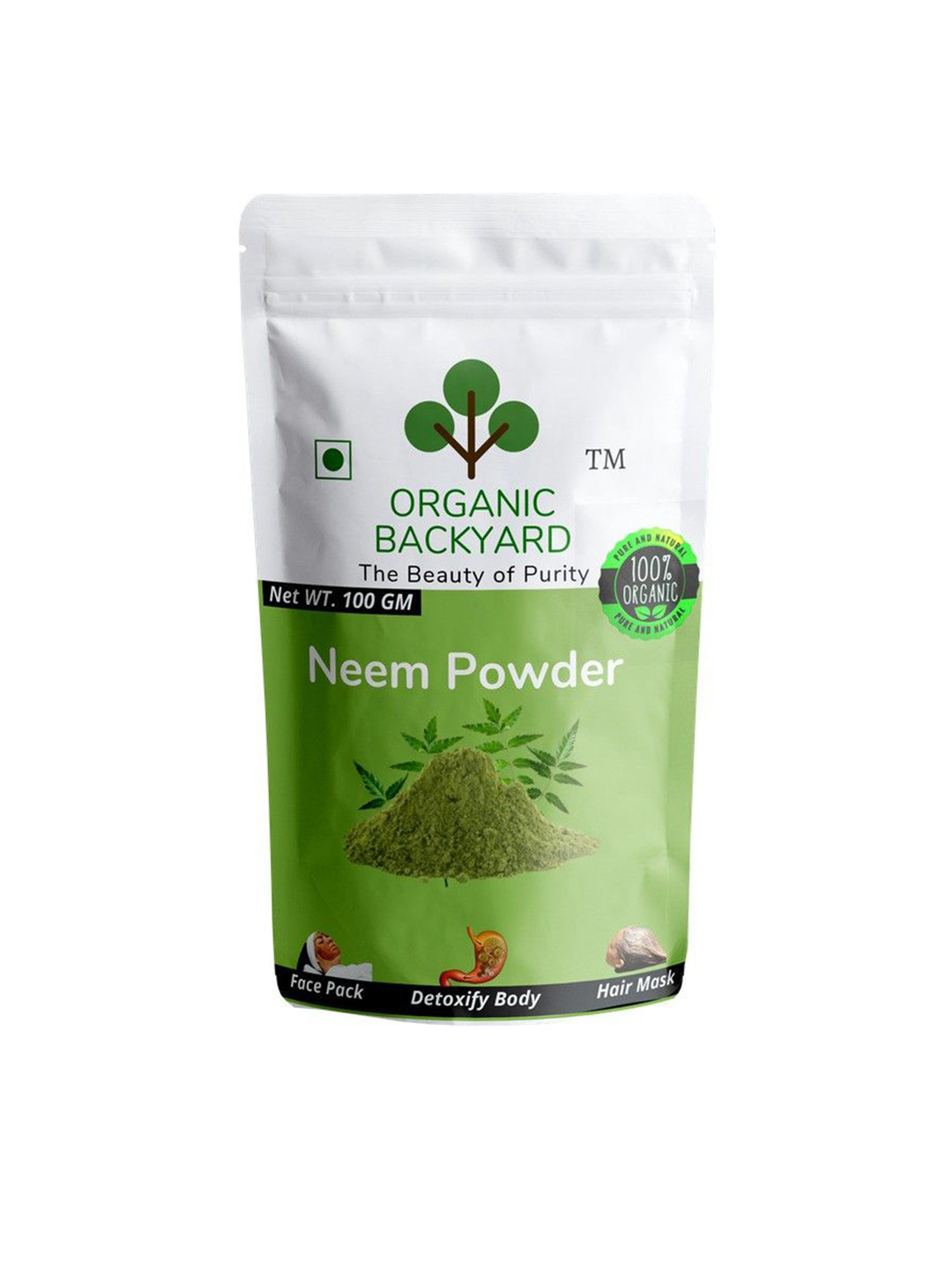Organic Backyard 100 % Natural Neem Leaf Powder -100g