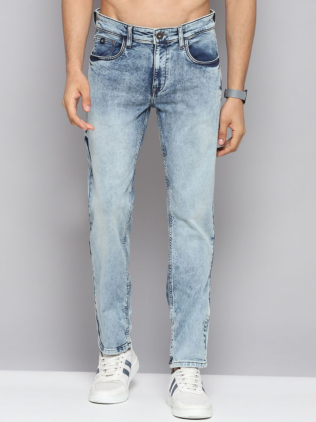Cloak & Decker by Monte Carlo Men Heavy Fade Mid-Rise Jeans