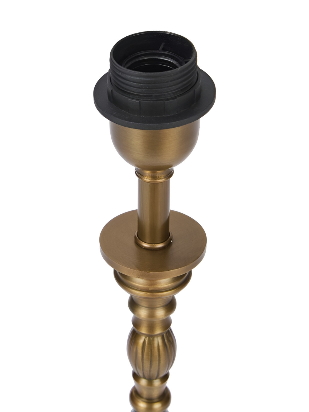 Fabindia Multi Metal Painted Aura Bedside Lamp With Shade