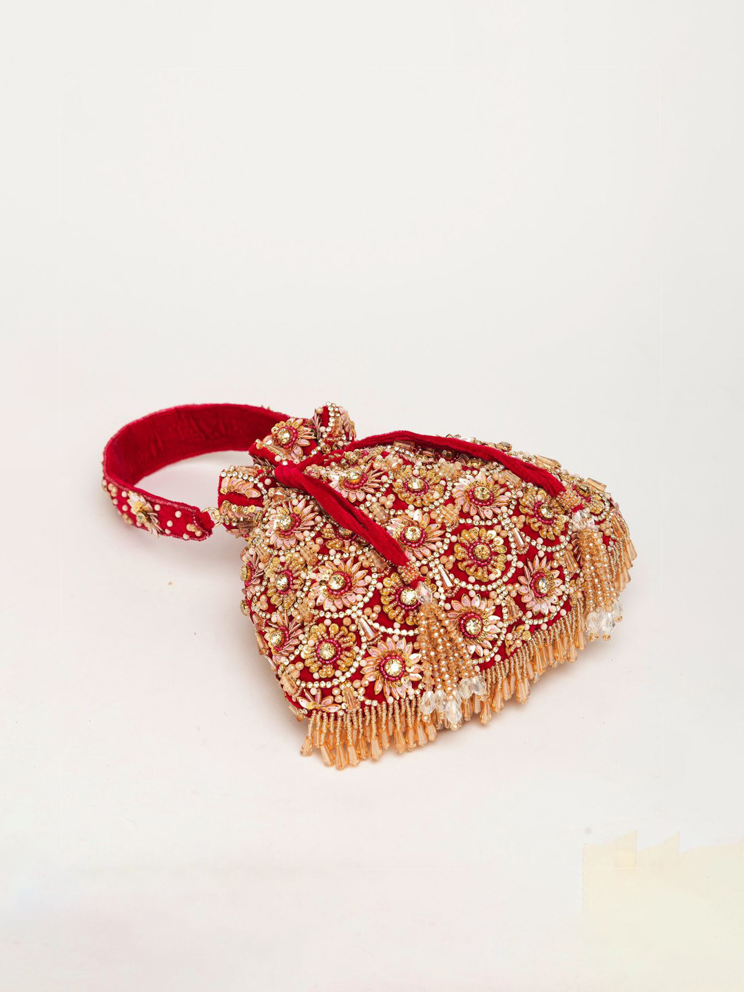 EENA Oishli Embroidered Potli Clutch