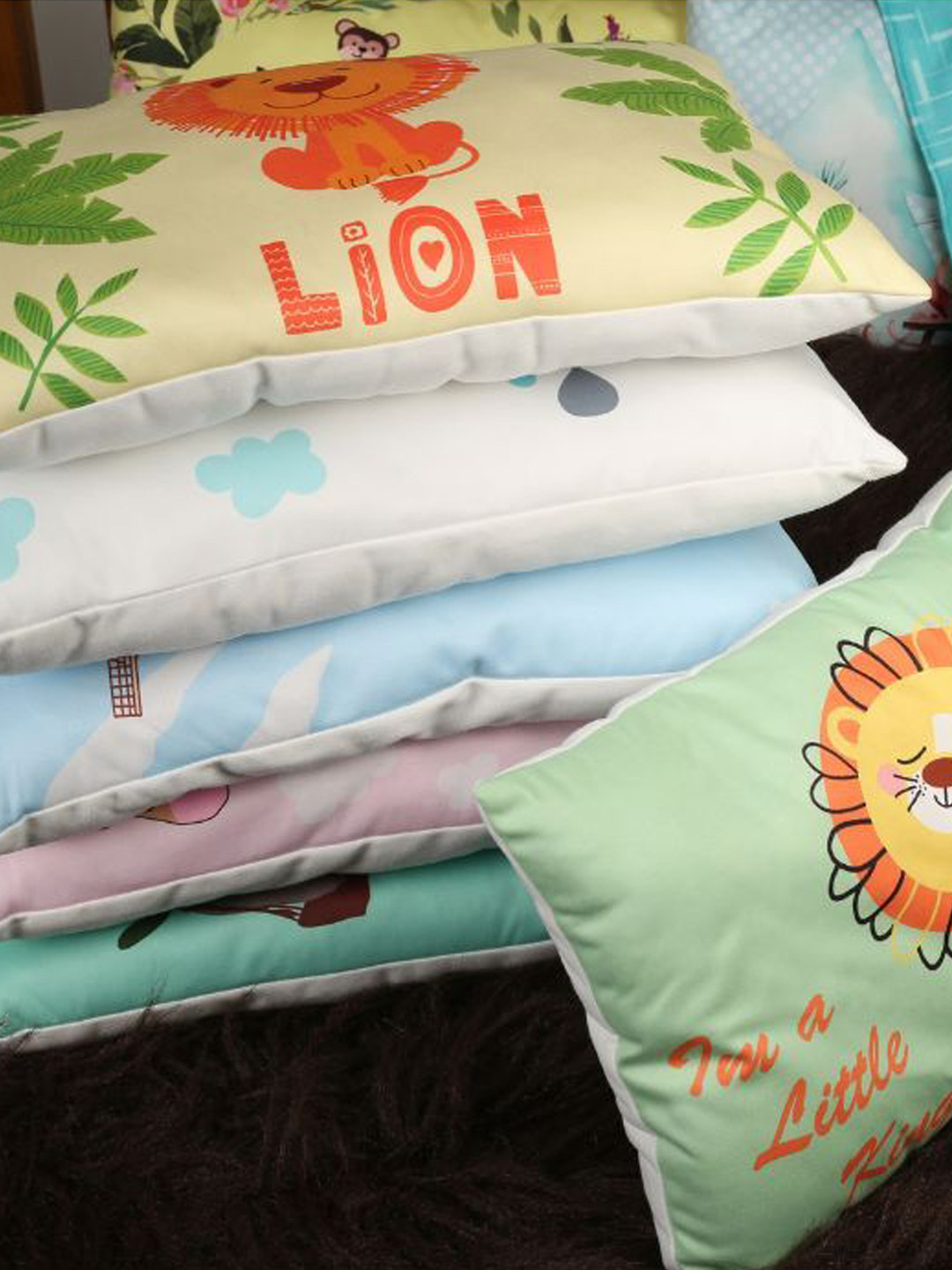 NEW COMERS Infant Printed Pillow for Sleep