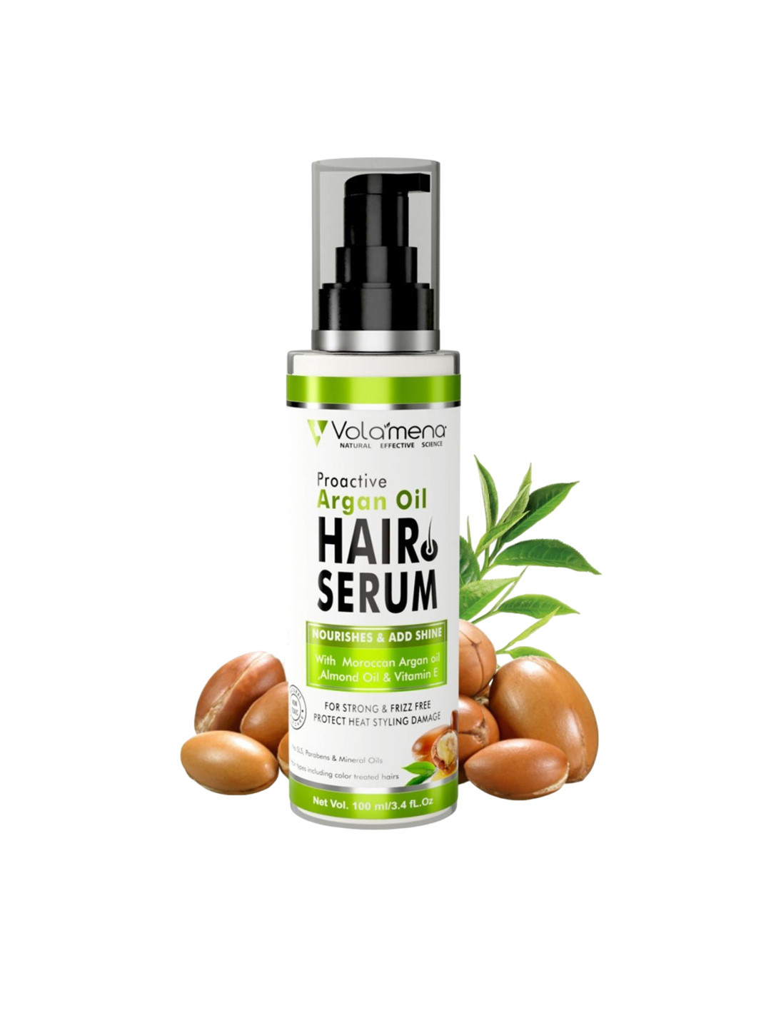 Volamena Proactive Argan Oil Hair Serum For Frizz Free Hair - 100 ml