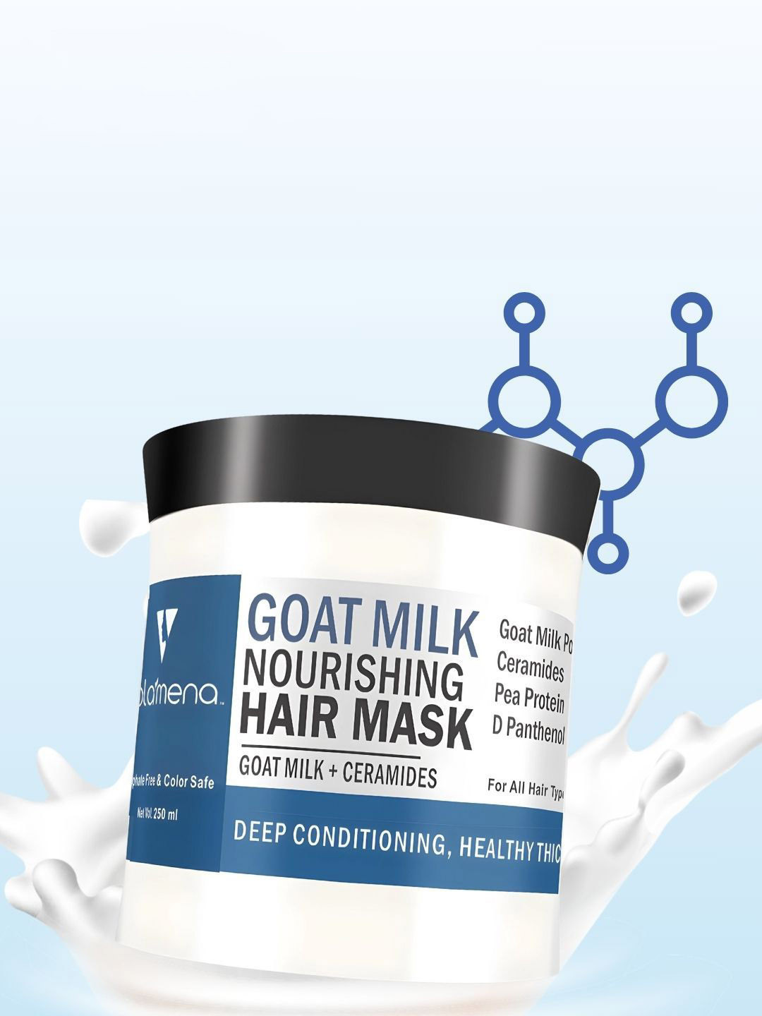 Volamena Goat Milk Nourishing Hair Mask For Deep Conditioning 250 ml