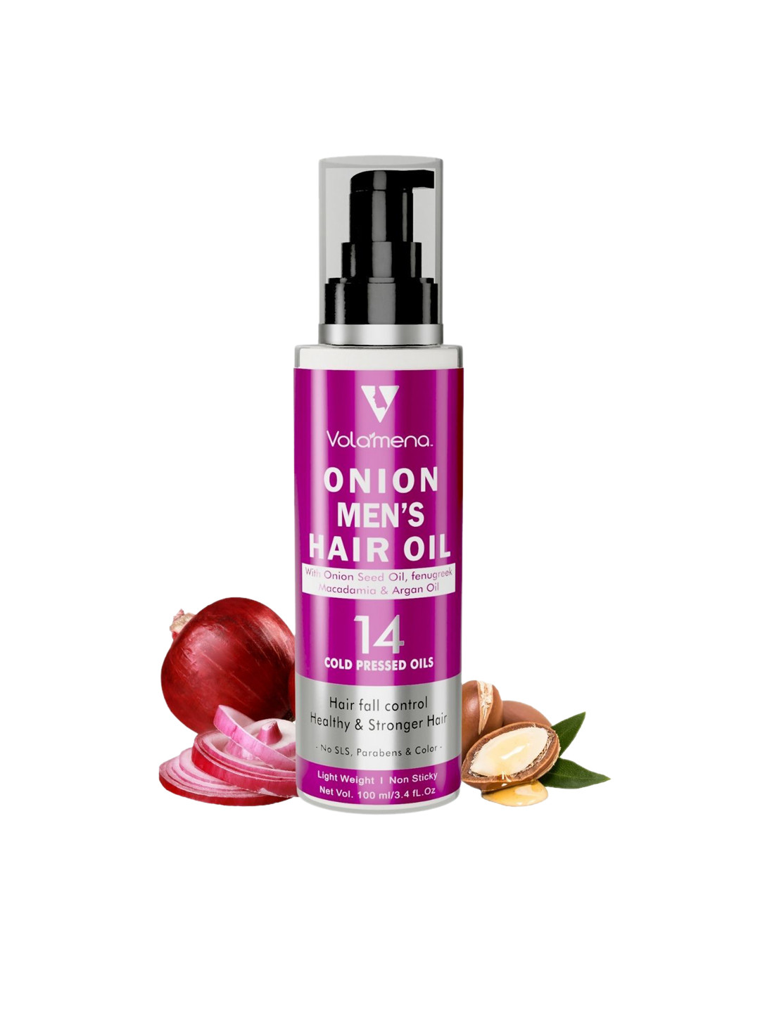 Volamena Onion Hair Oil For Healthy & Stronger Hair 100 ml