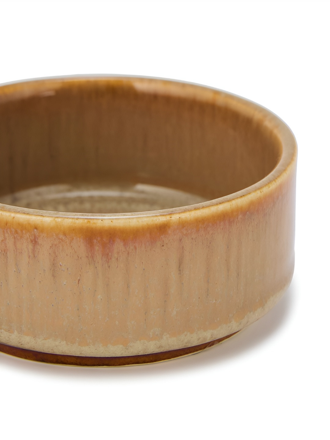 Fabindia Yellow Ceramic Dishwasher Microwave Safe Dip Bowl 102ml