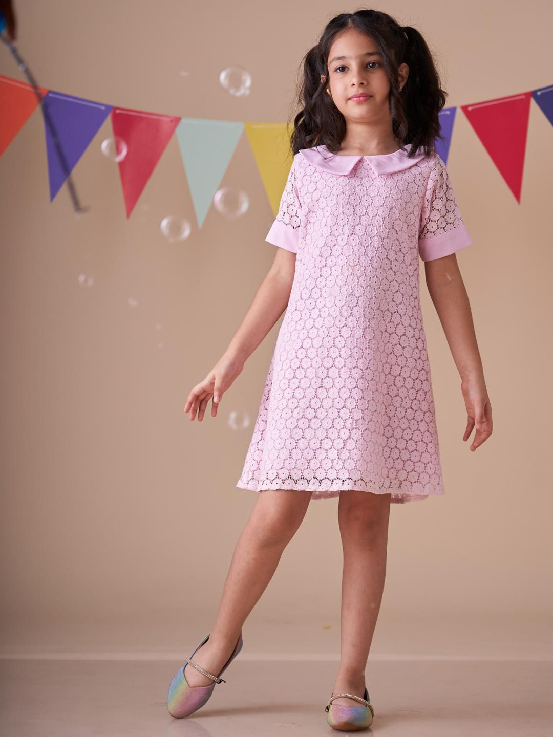 KidsDew Girl Lace A-Line Dress