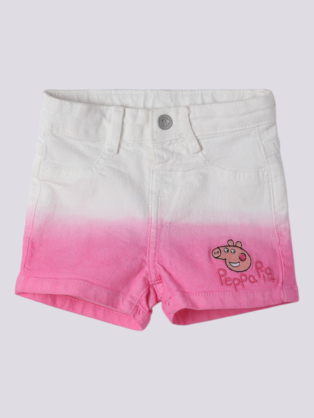 Juniors by Lifestyle Girls Woodstock Peppa Pigs Ombre Printed Shorts