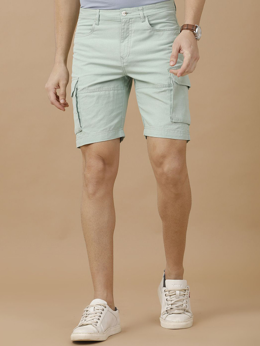 CAVALLO by Linen Club Men Slim Fit Antimicrobial Technology Shorts