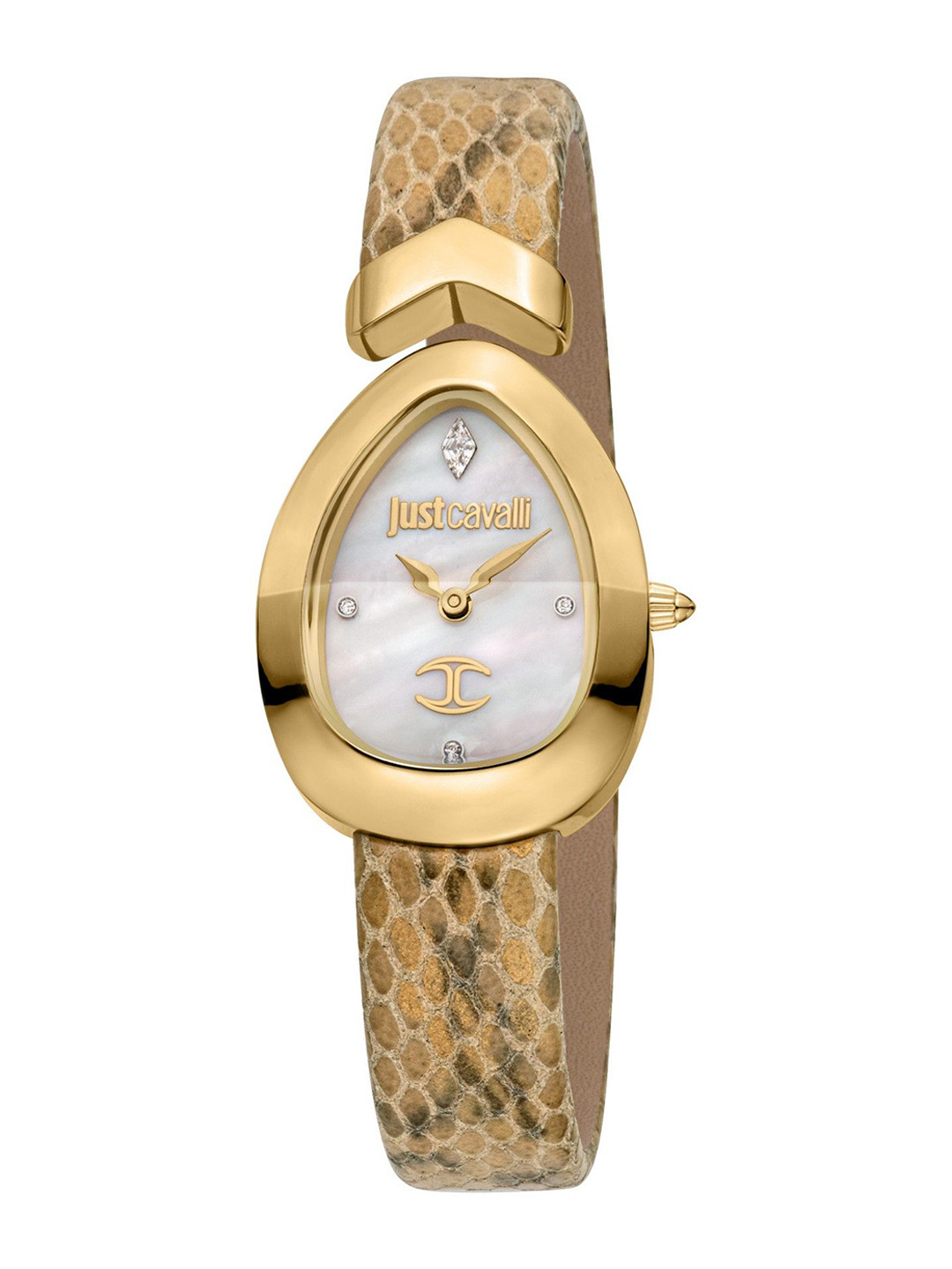 Just Cavalli Unisex diversa snake Leather Bracelet Style Straps Watch JC1L321L0025