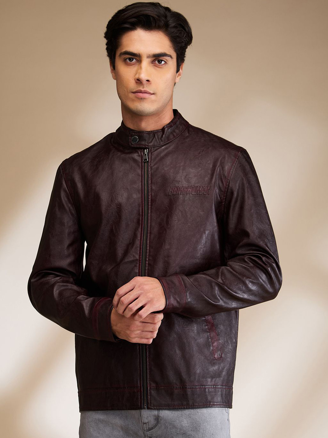 Being Human Men Cotton Biker Jacket