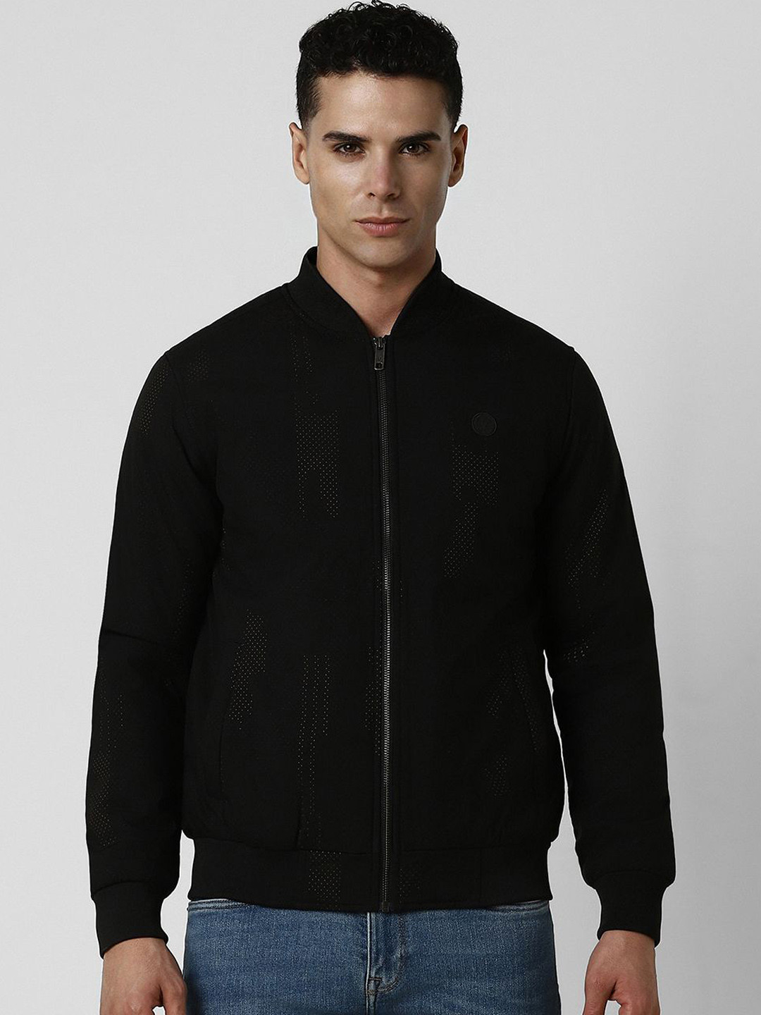 Van Heusen Sport Men Stand Collar Bomber Jacket