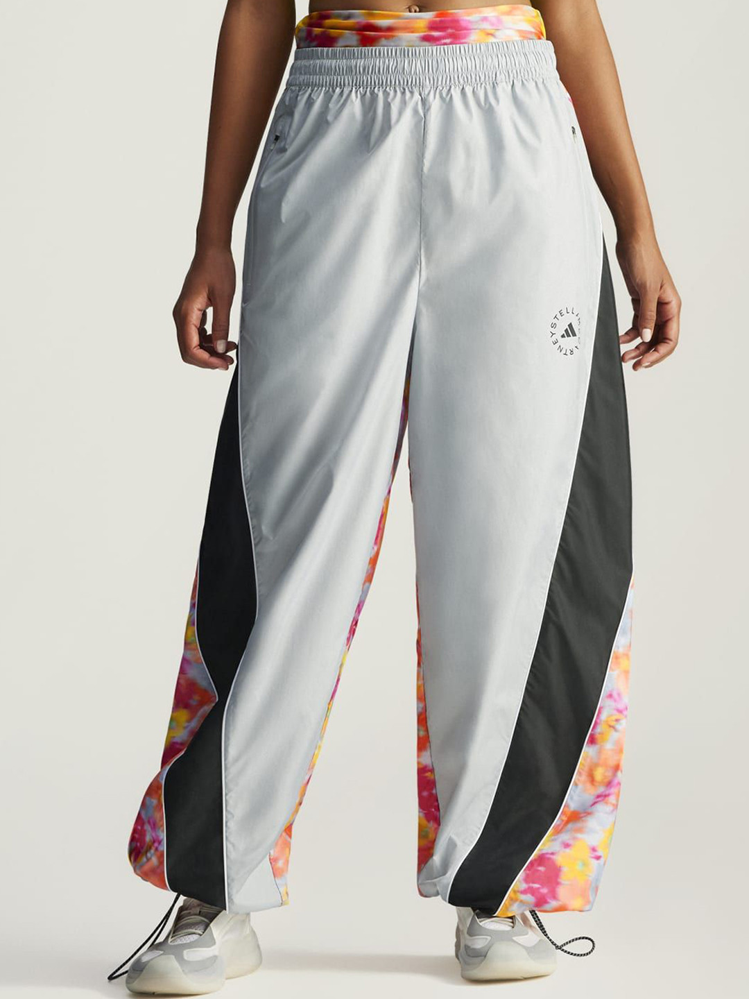 ADIDAS Women Self Design Mid-Rise Track Pants