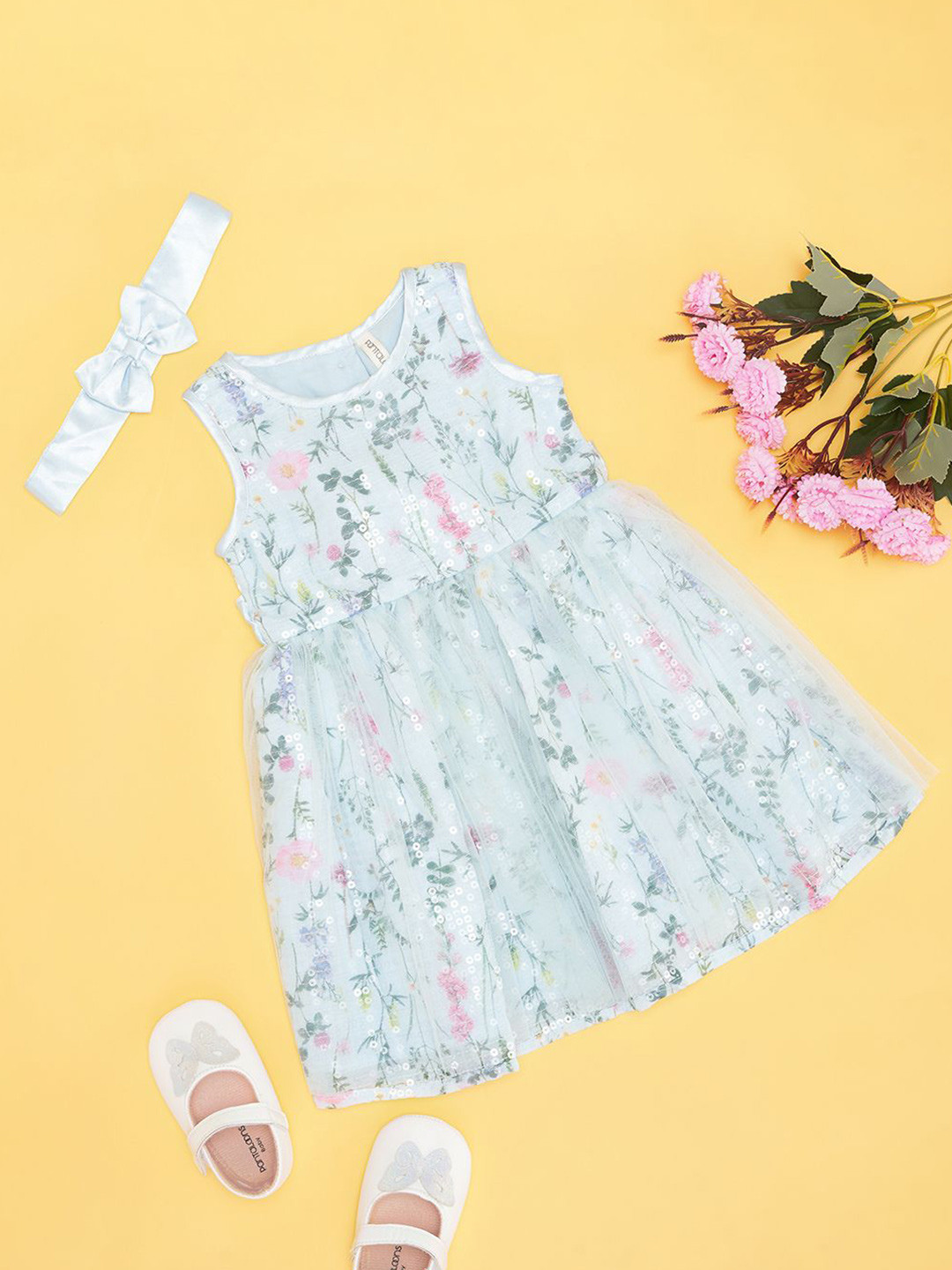 Pantaloons Baby Floral Print Fit & Flare Dress