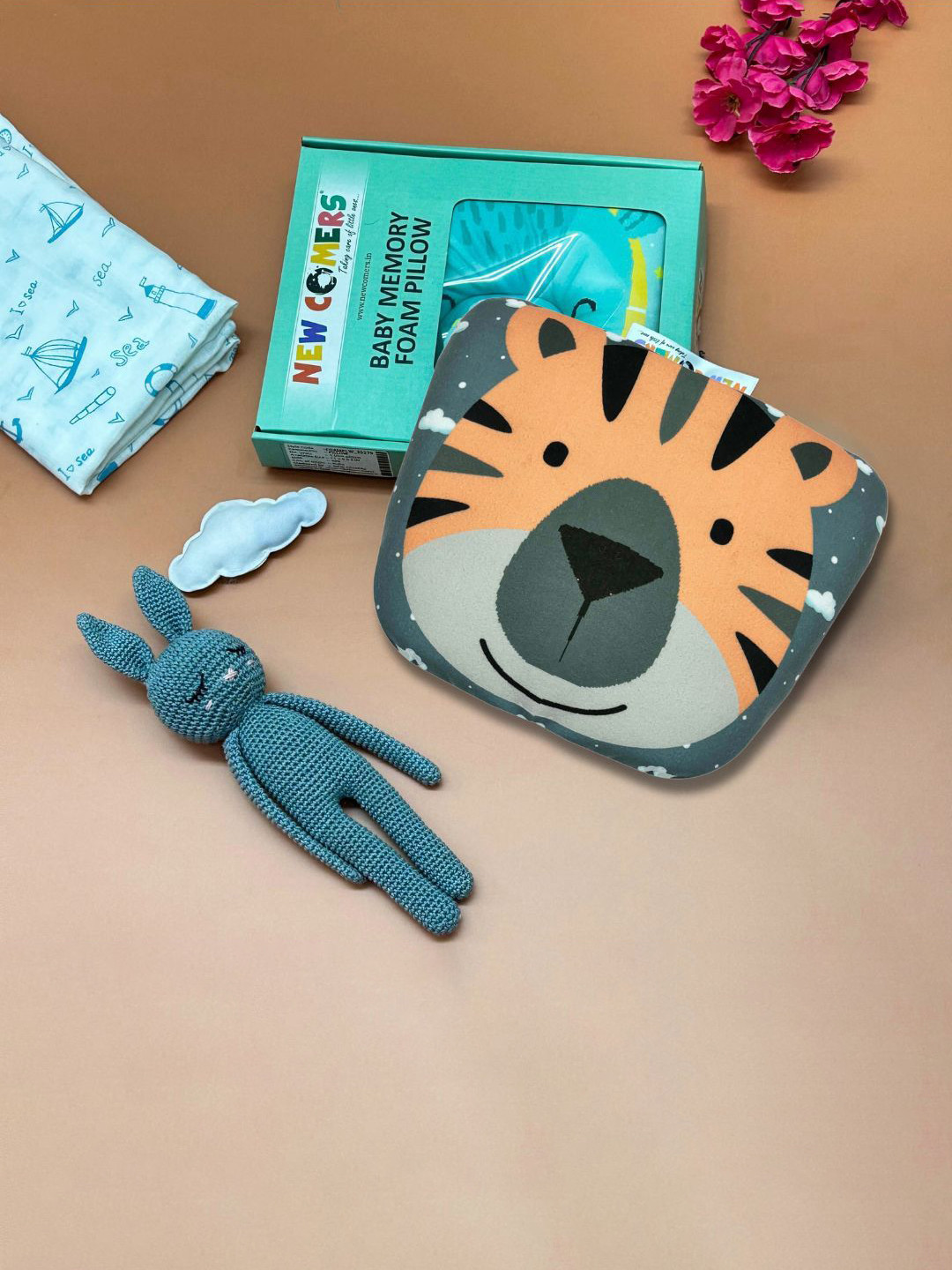 NEW COMERS Infant Printed  Head for Flat Head Syndrome Baby Pillow