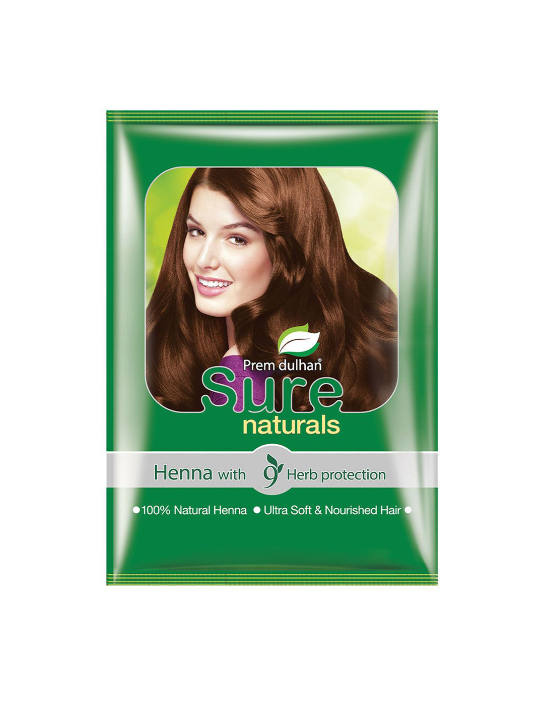Prem Dulhan Sure Naturals Hair Color With Henna - 500 g - Brown