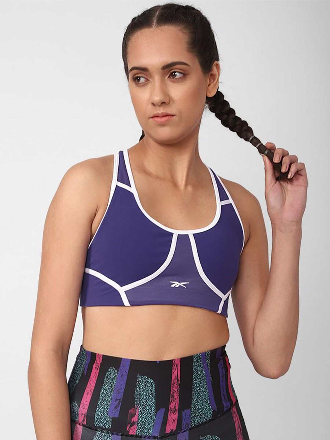 Womens Reebok Fitness TS LUX Racer Bra