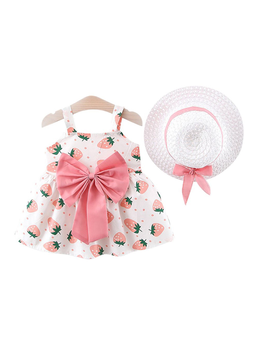 StyleCast x Revolte Girls Printed A-Line Mini Dress With Hat