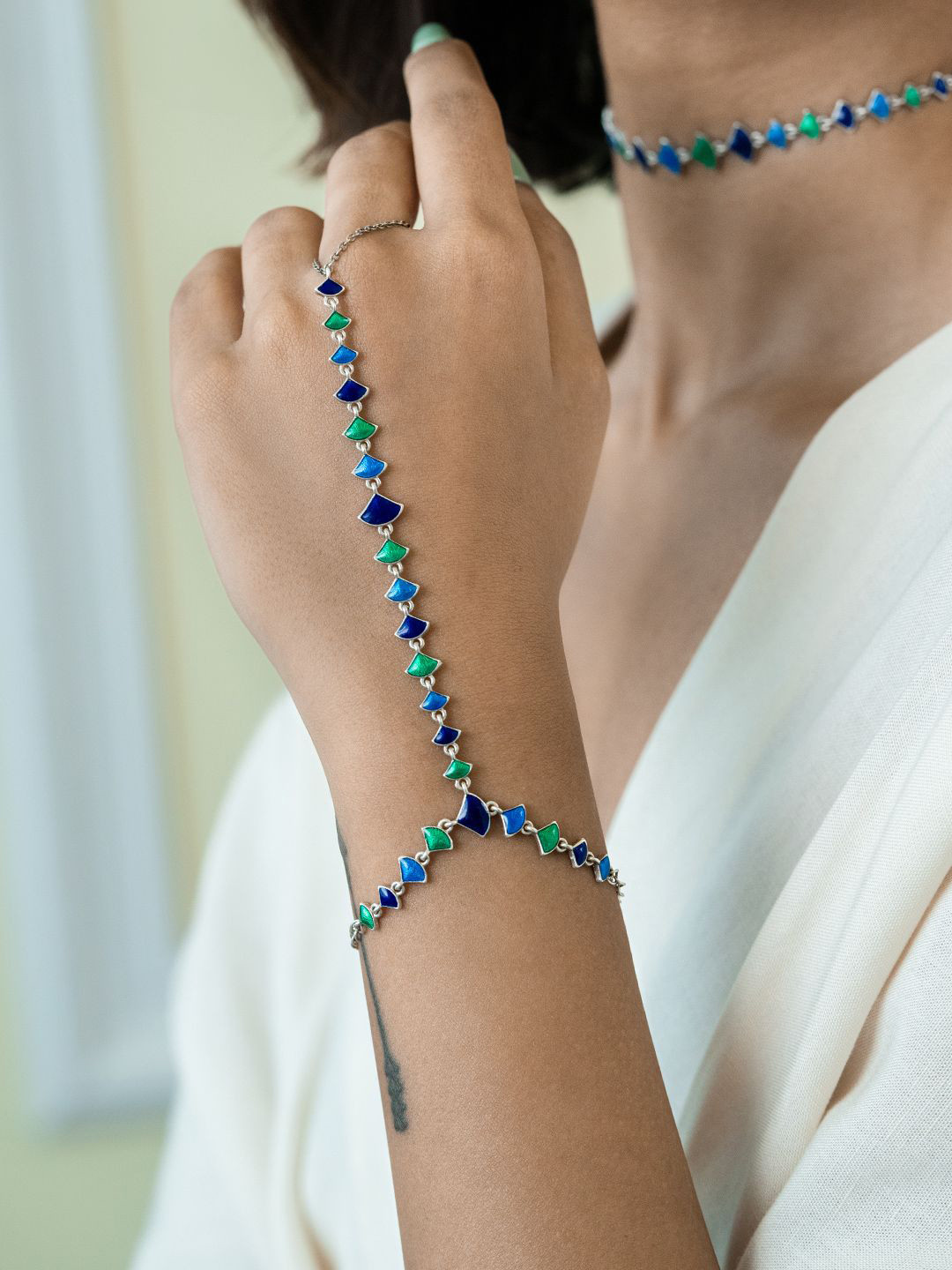 SHAYA 925 SilverSterling Silver Link Bracelet