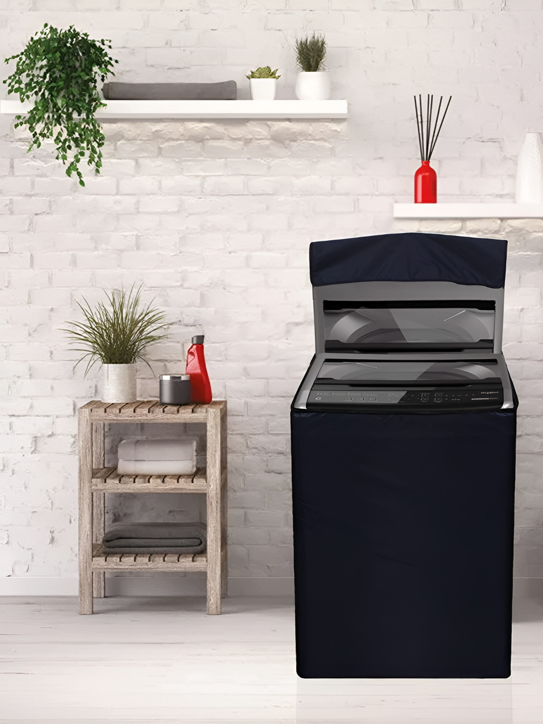 LooMantha Blue Washing Machine Cover