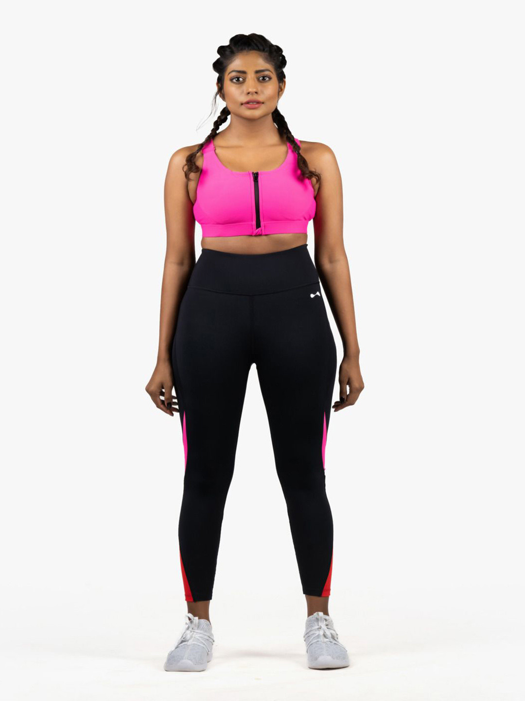 POKABA Women Removable Padding Full Coverage Sports Bra