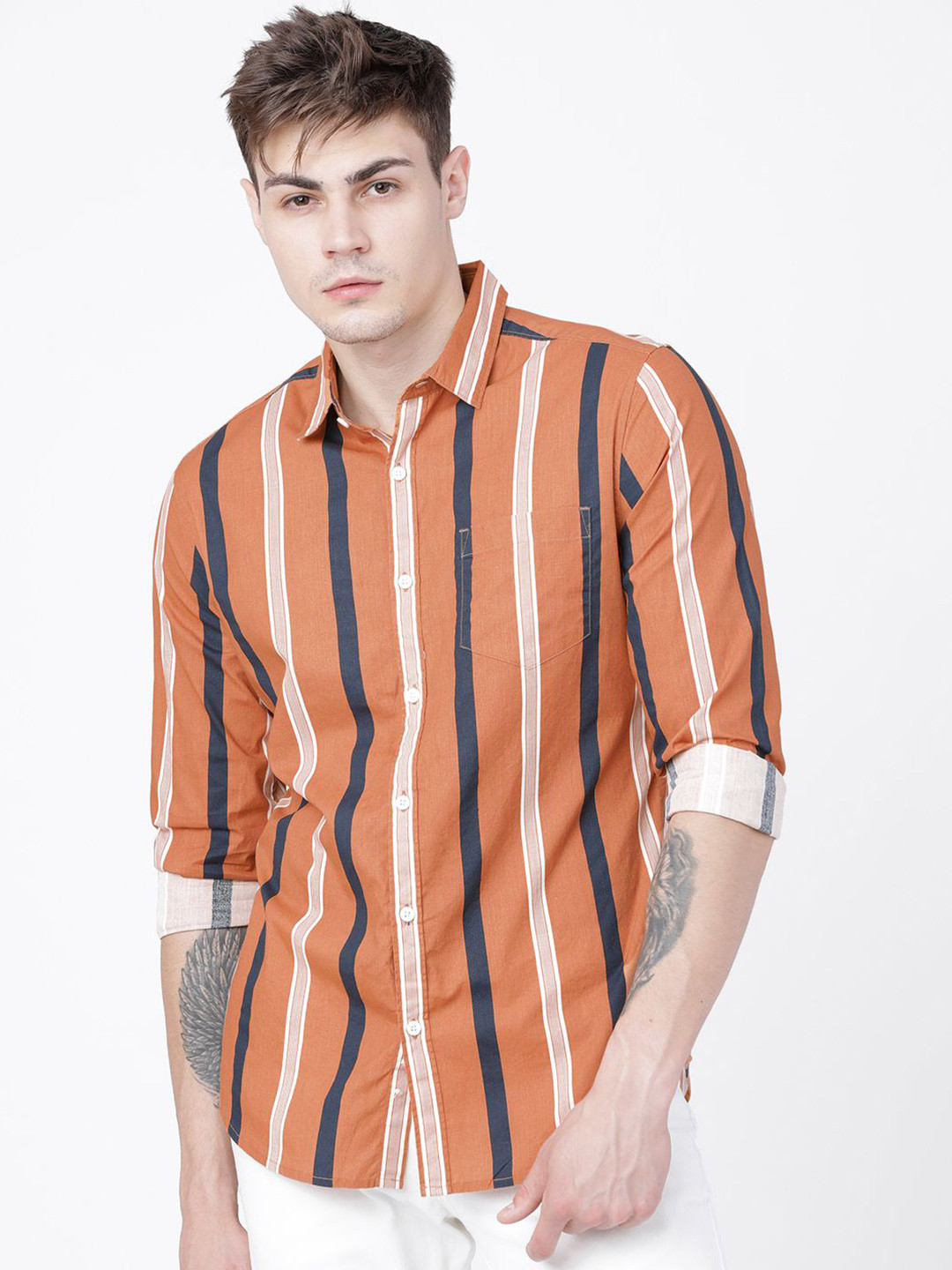 Highlander Mens Verticle Stripe Shirt