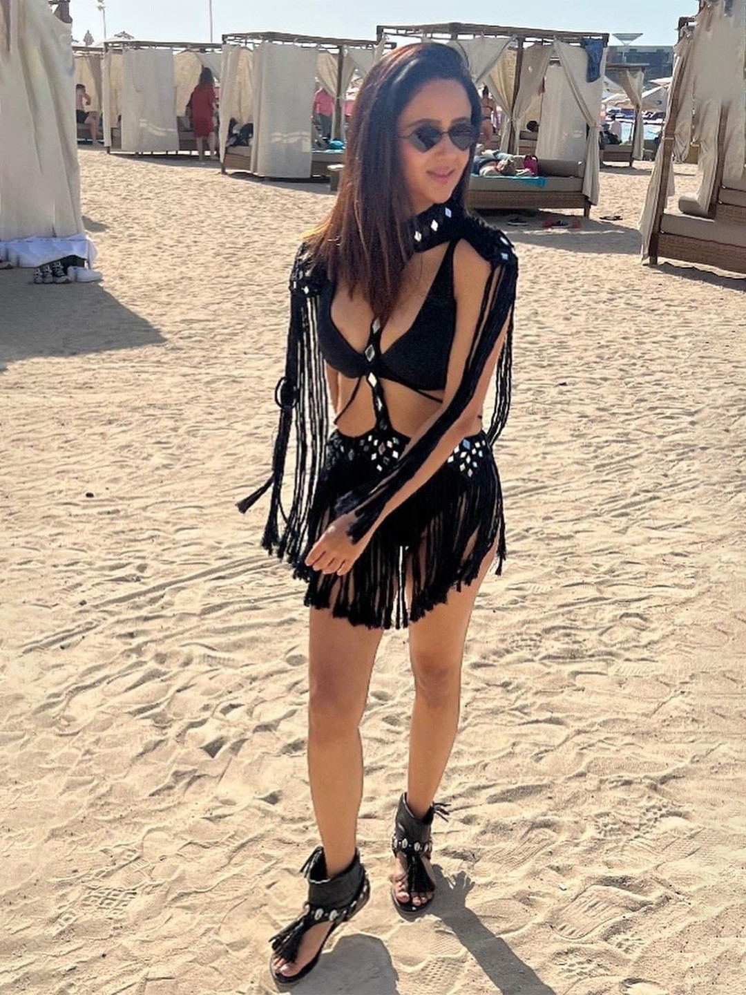 Terra Living Women Solid Shoulder Straps A-Line Dress