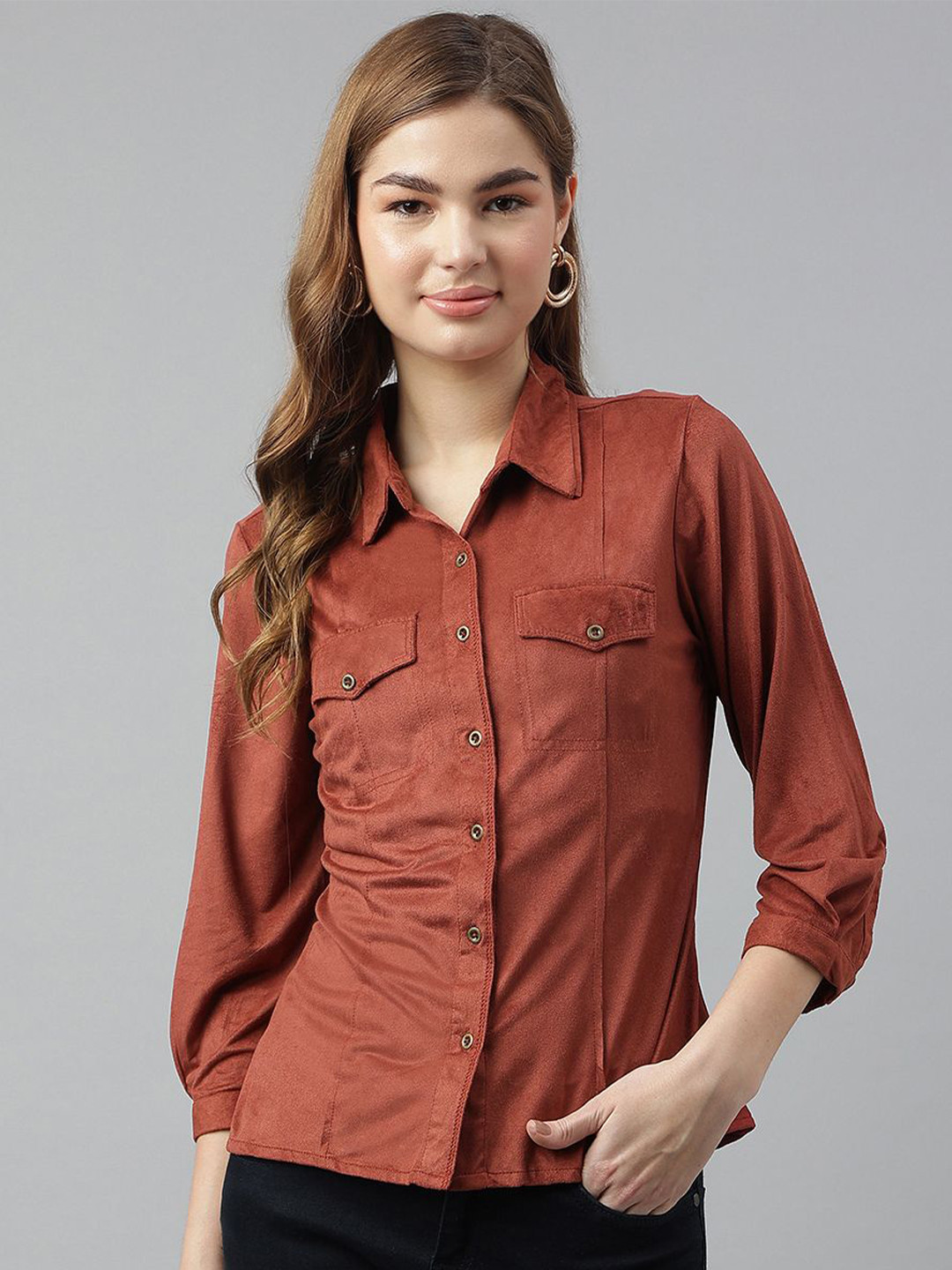 Latin Quarters Shirt Style Top