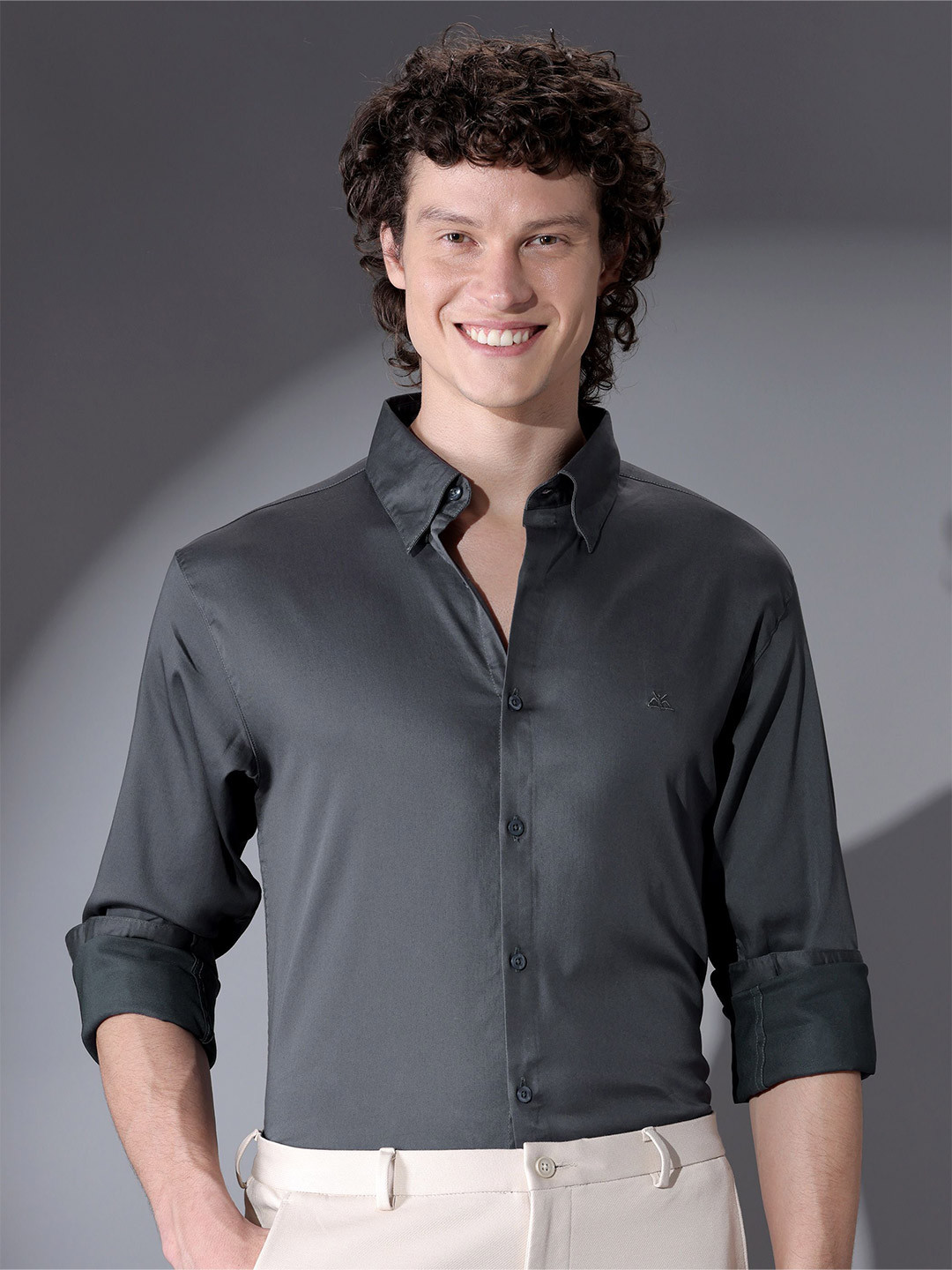 Beyoung Men Solid Formal Shirt