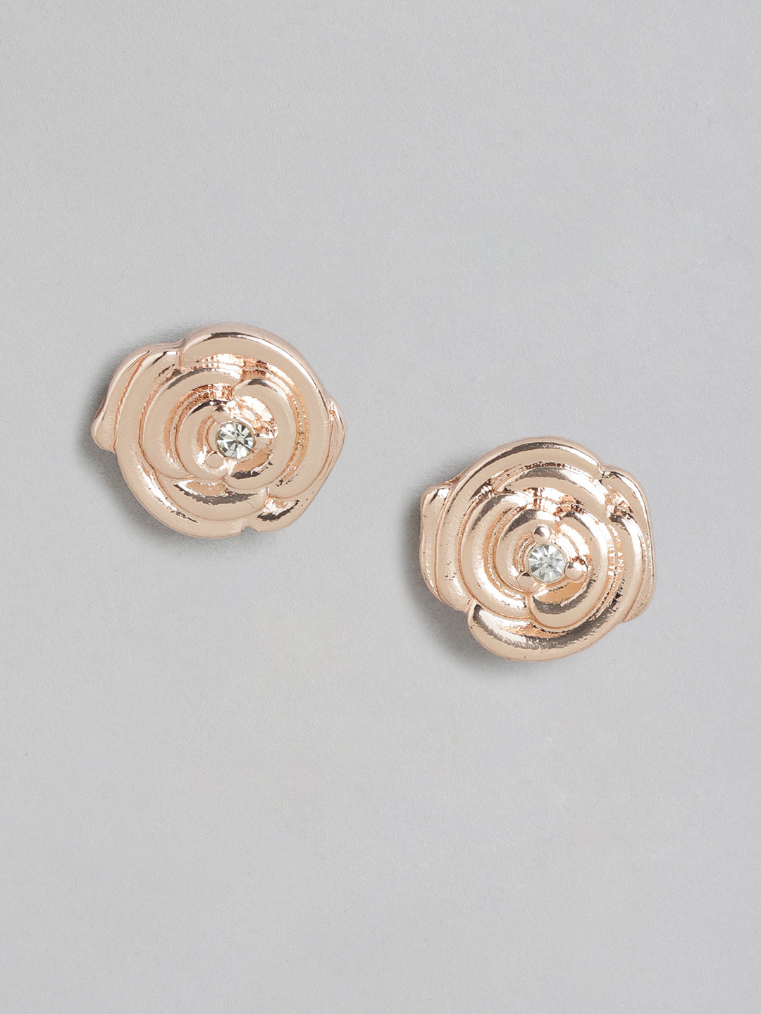 Forever New Rose Gold-Plated Floral Crystal Studs