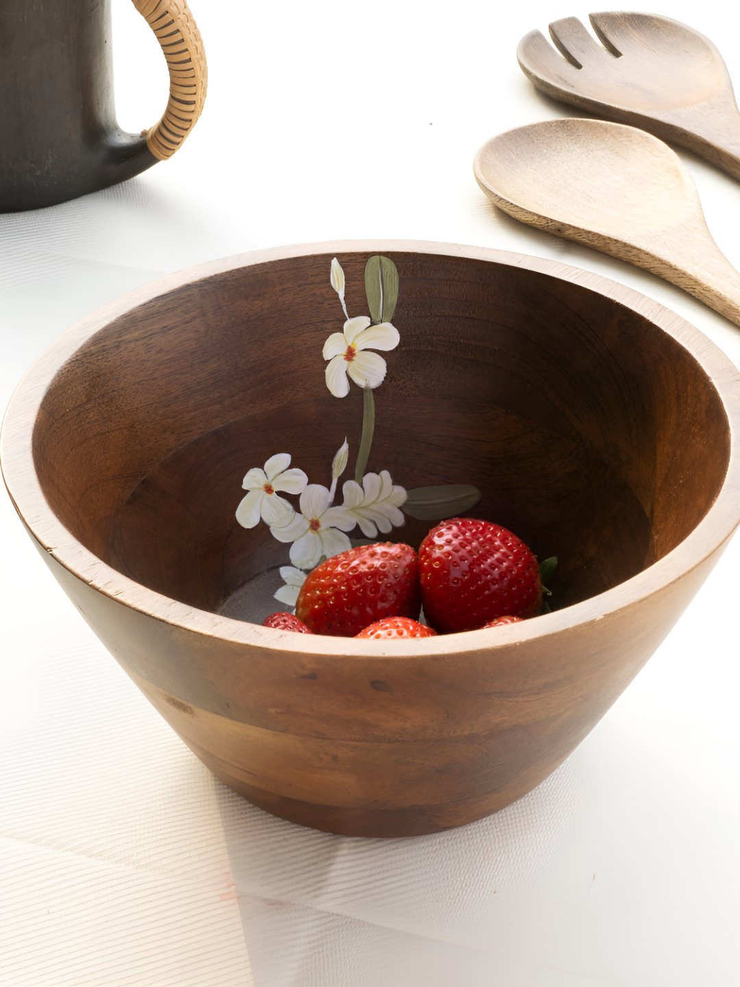 Aurum Crafts Bella Brown Mango Wood Medium Bowl
