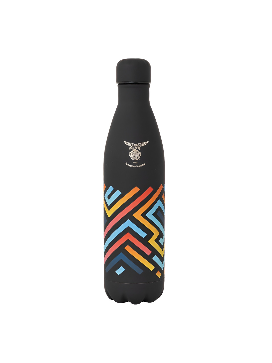 Eagle Stella Black Abstract Stainless Steel Double Wall Vacuum Flask - 500ml