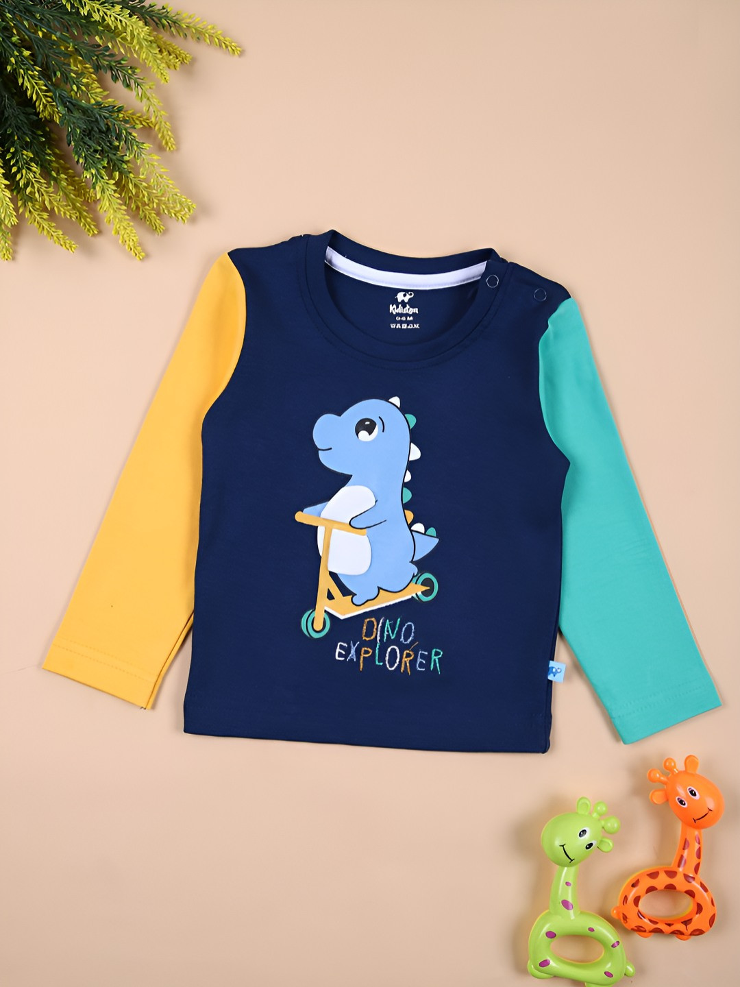 V-Mart Boys Graphic Printed Round Neck Cotton T-shirt