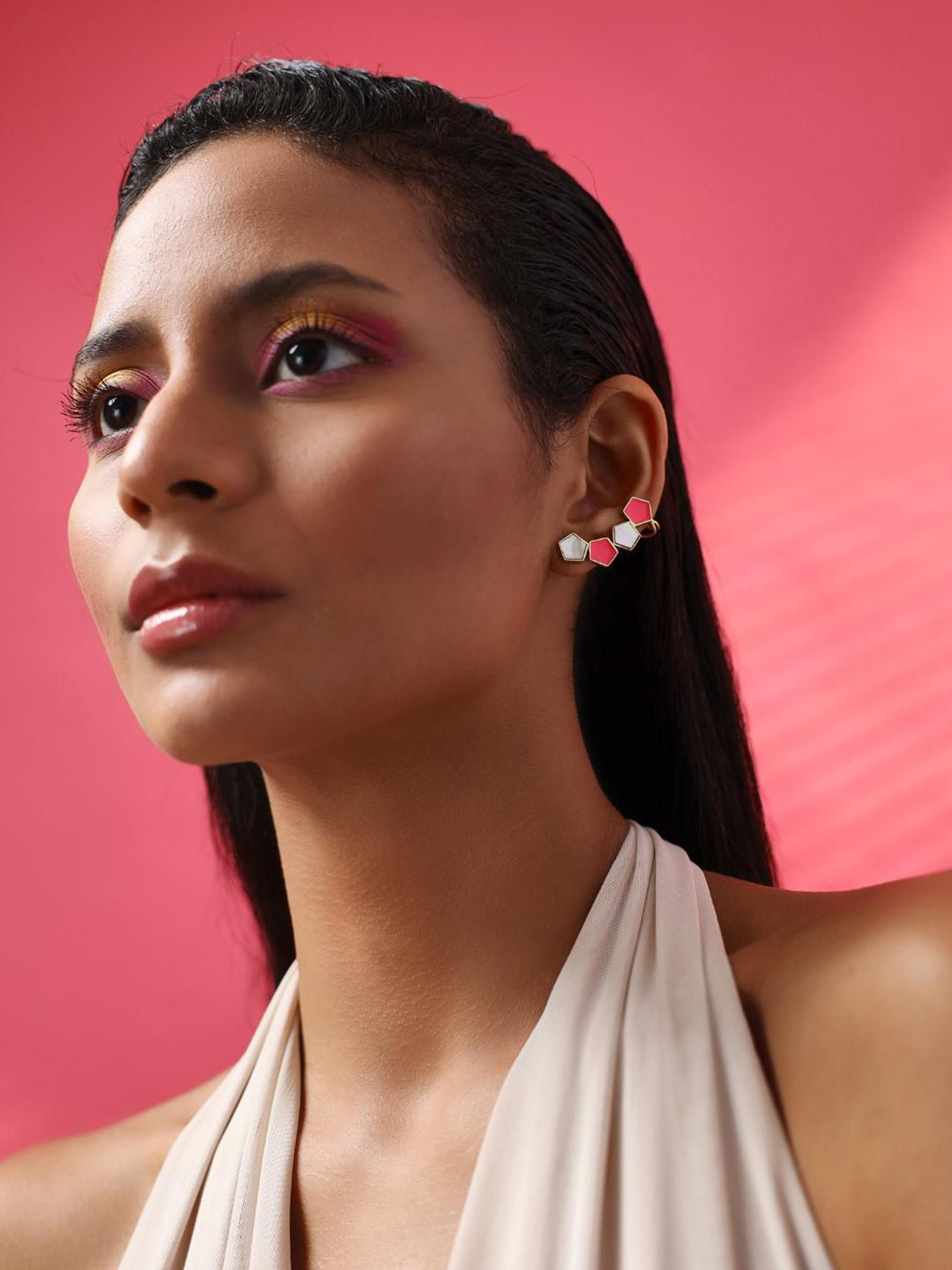 Varnika Arora Gold-Plated Geometric Ear Cuff