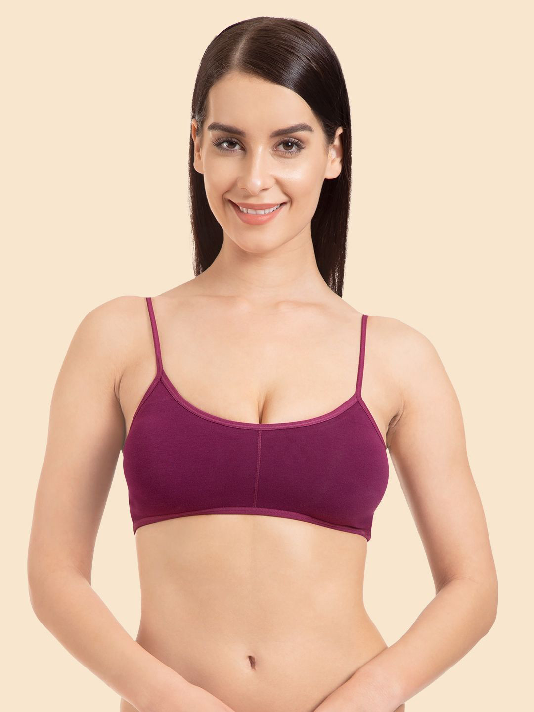 Joomie  Medium Coverage Removable Pad Caged back Bra