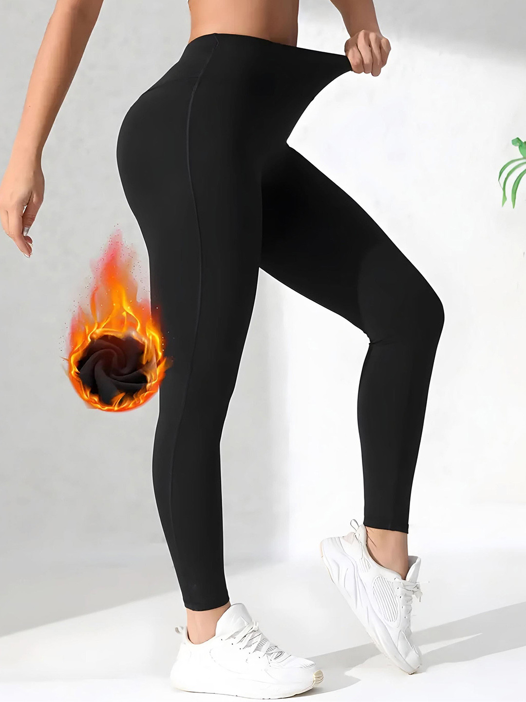 DUNBERRY LONDON Women Luxe Thermal Fur Fleece Lined Winter Bottoms