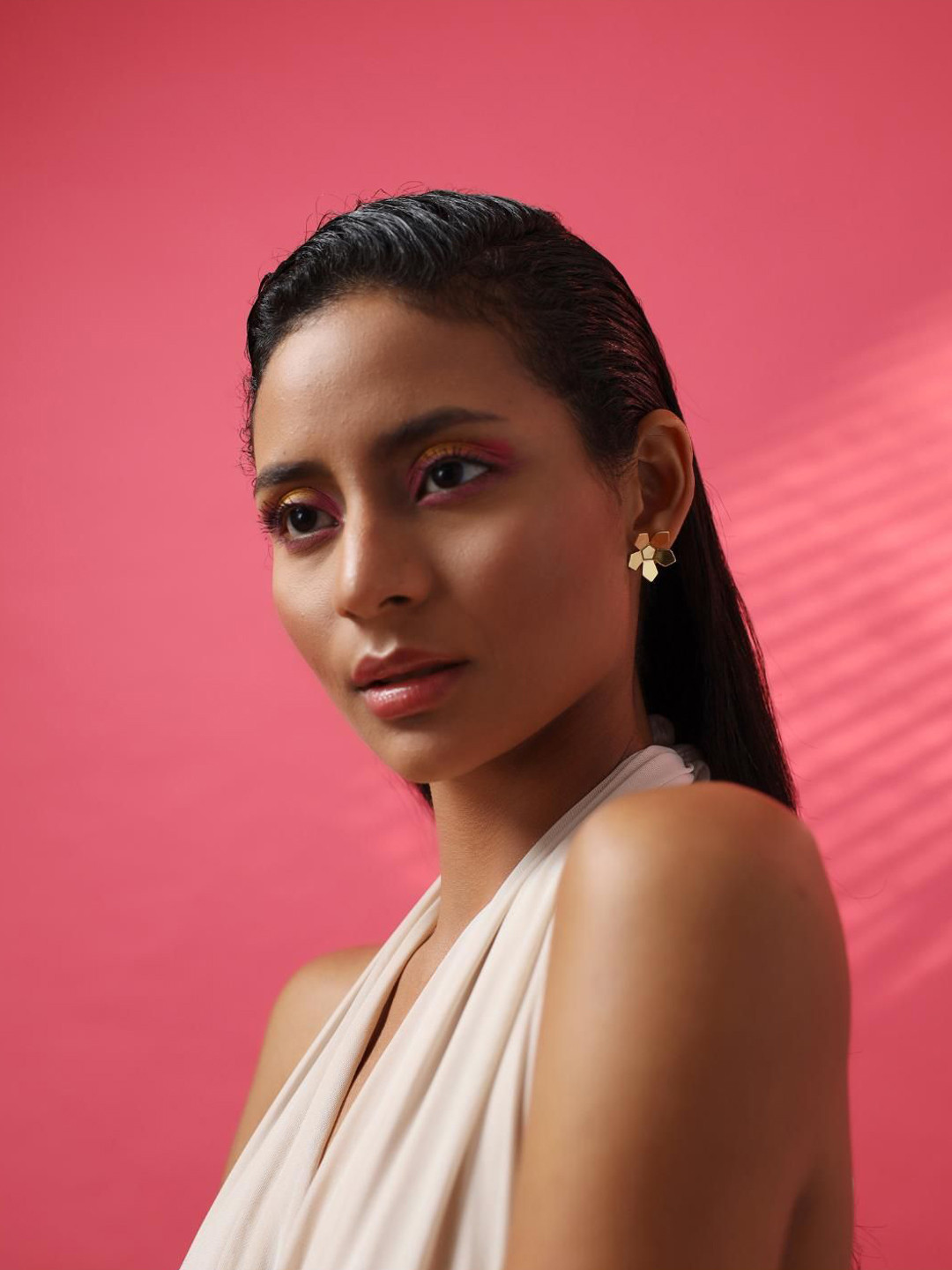 Varnika Arora Adler Gold-Plated Geometric Studs Earrings