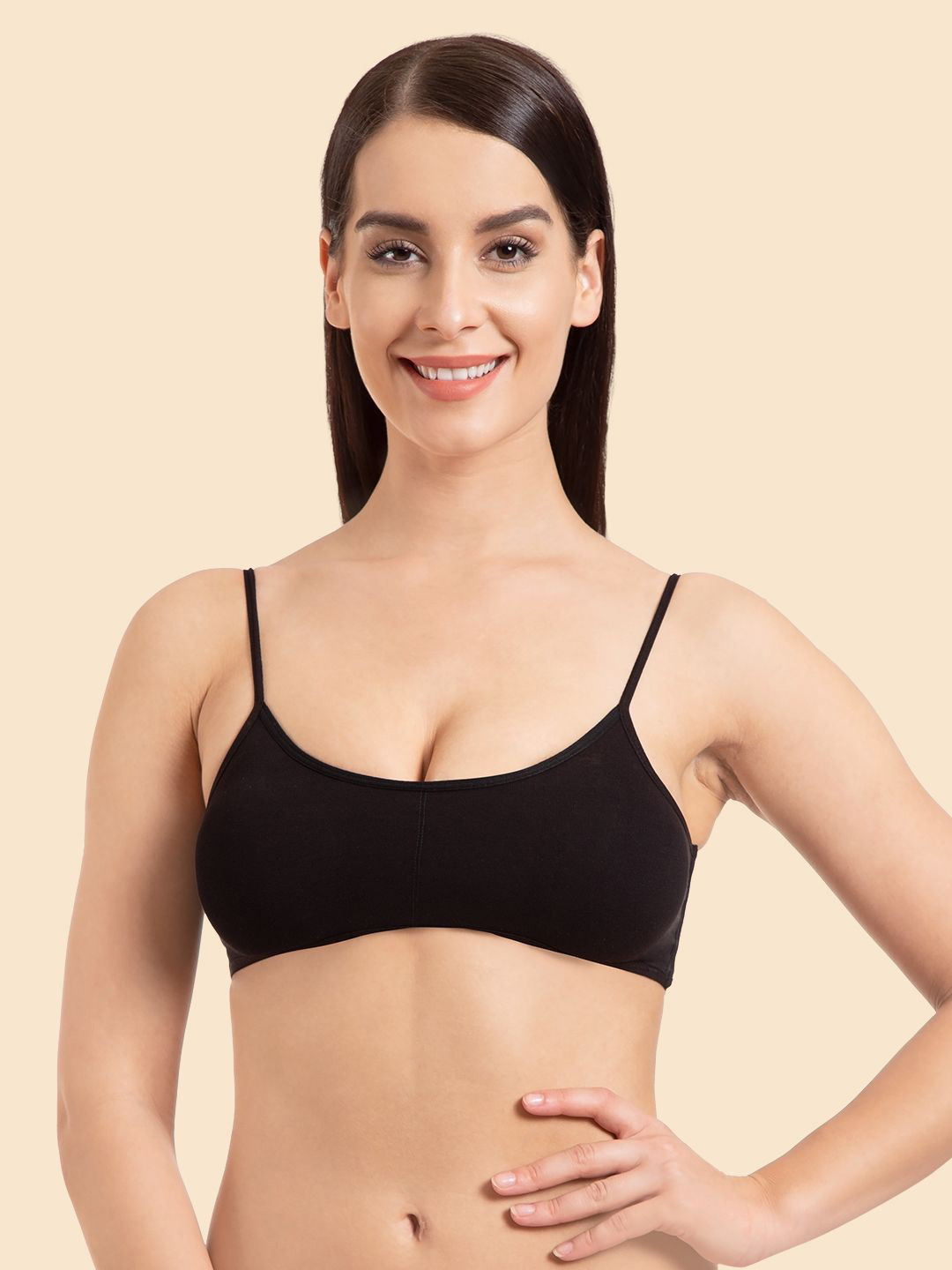 Joomie Medium Coverage Removable Pad Caged back Bra