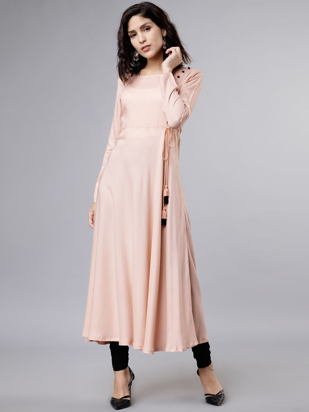 Vishudh Round Neck A-Line Kurta