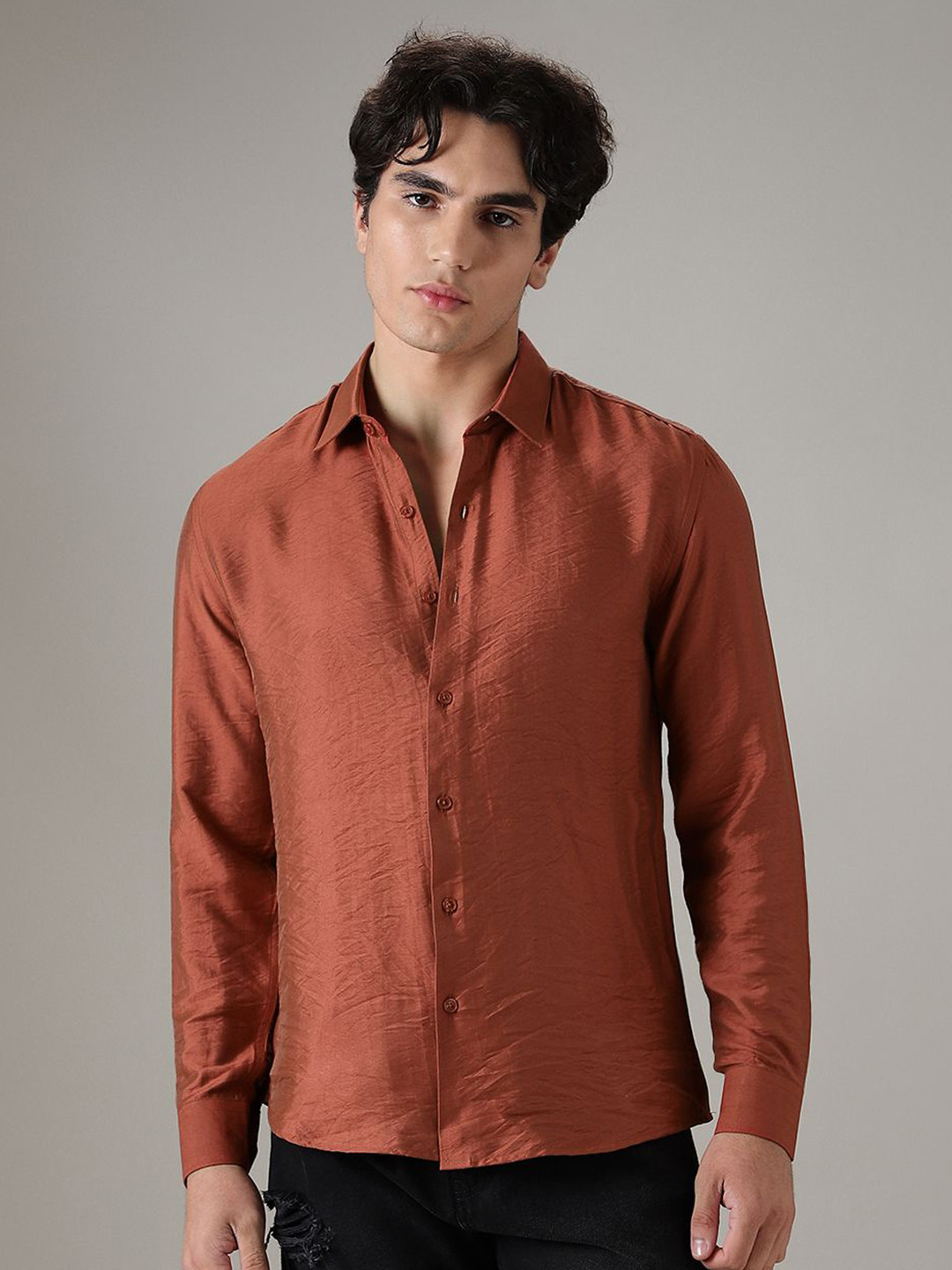 Banana Club Men Classic Slim Fit Casual Shirt