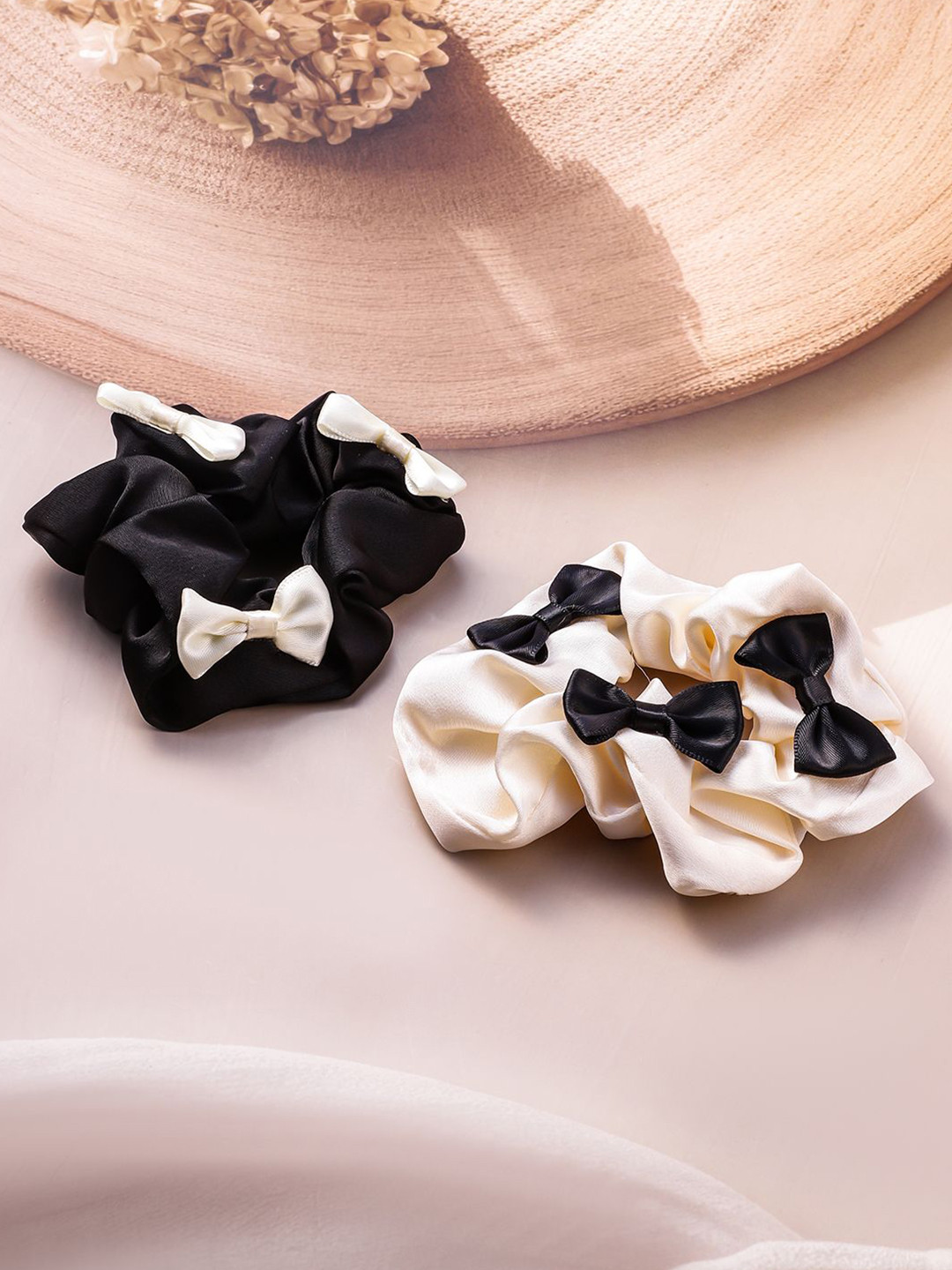 Rubans Women Set Of 2 Scrunchie Ponytail Holders